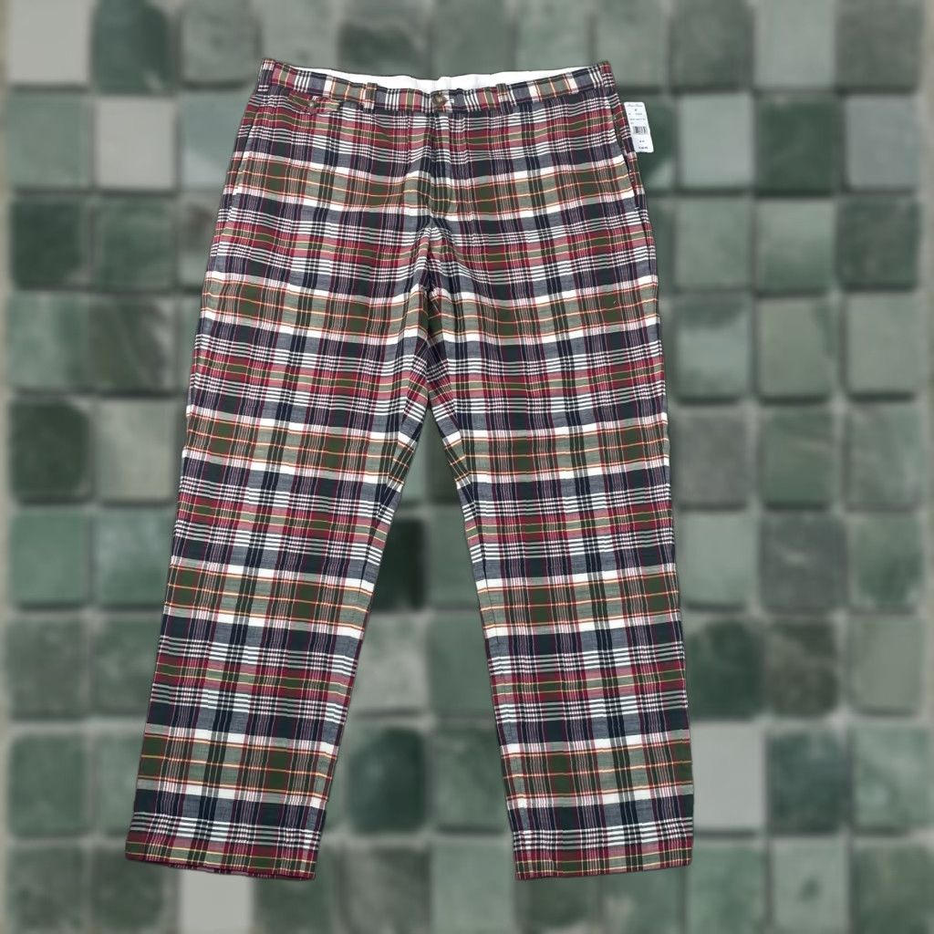 Brooks Brothers Brooks Brothers Golf Preppy Pants Mens 38x30 Multi Madras Plaid NWT Size US 38 / EU 54 - 1 Thumbnail