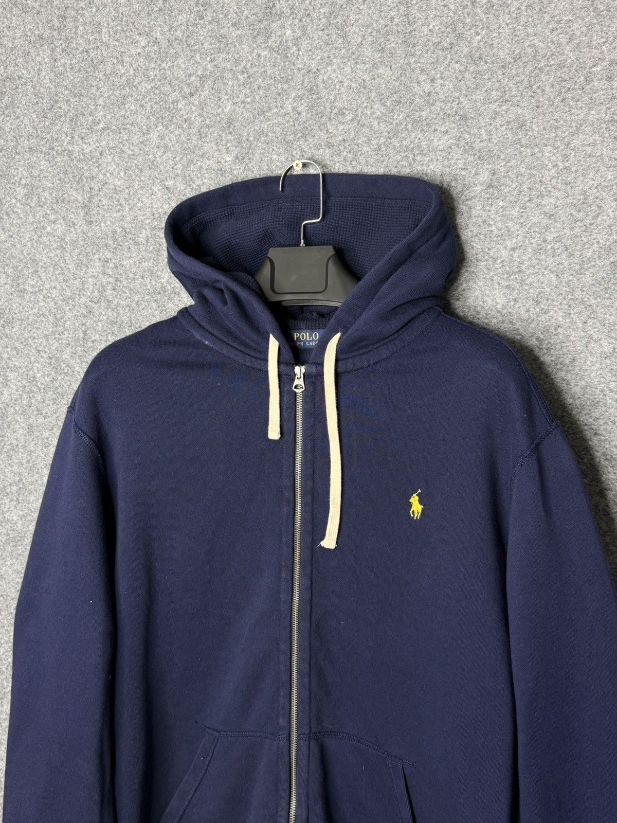 Polo Ralph Lauren Polo Ralph Lauren Navy Blue y2k full zip hoodie size XXL Size US XXL / EU 58 / 5 - 2 Thumbnail