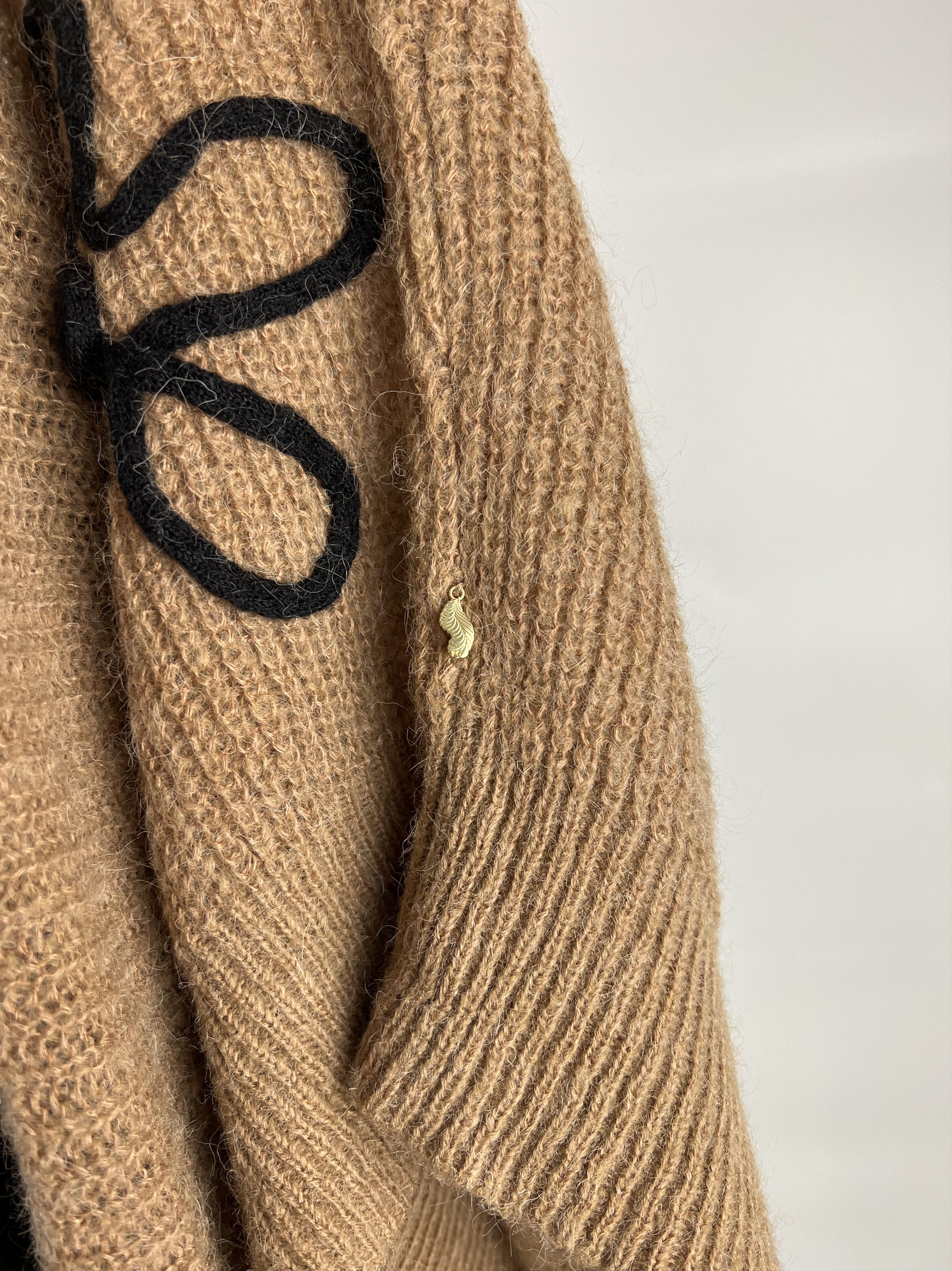 Designer Fabienne Chapot Wool Alpaca Turtleneck Sweater Size M Size M / US 6-8 / IT 42-44 - 9 Thumbnail