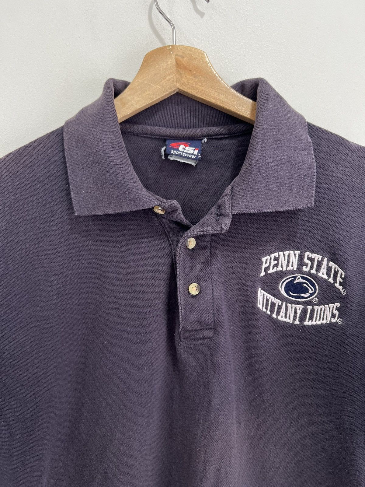 Vintage Vintage Penn State Polo Shirt Size US M / EU 48-50 / 2 - 2 Thumbnail