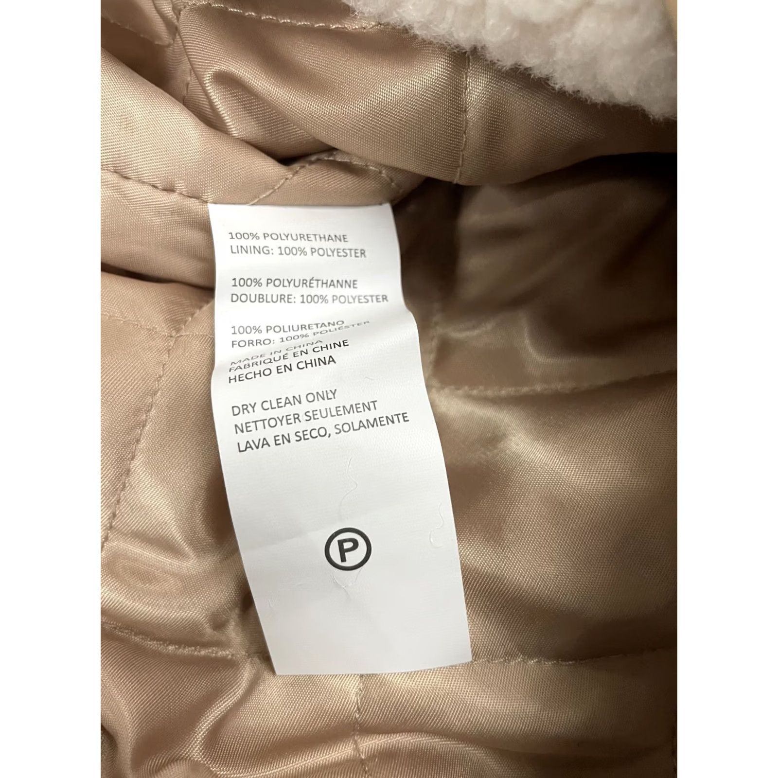 Vintage DEREK LAM OVERSIZED COLLAR JACKET Beige S Women Faux Leather Jacket Small Regular Size Spring Fall Winter BASIC Jacket Size S / US 4 / IT 40 - 4 Thumbnail