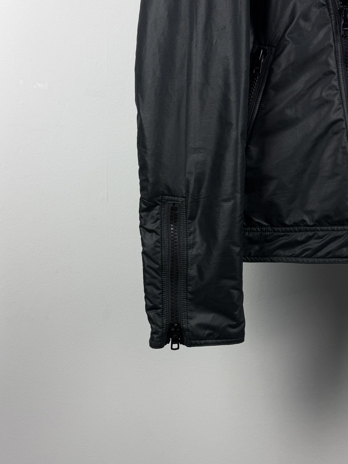 Veronique Branquinho Veronique Branquinho A/W2005 Black Nylon Patch Biker Jacket Size US M / EU 48-50 / 2 - 6 Thumbnail