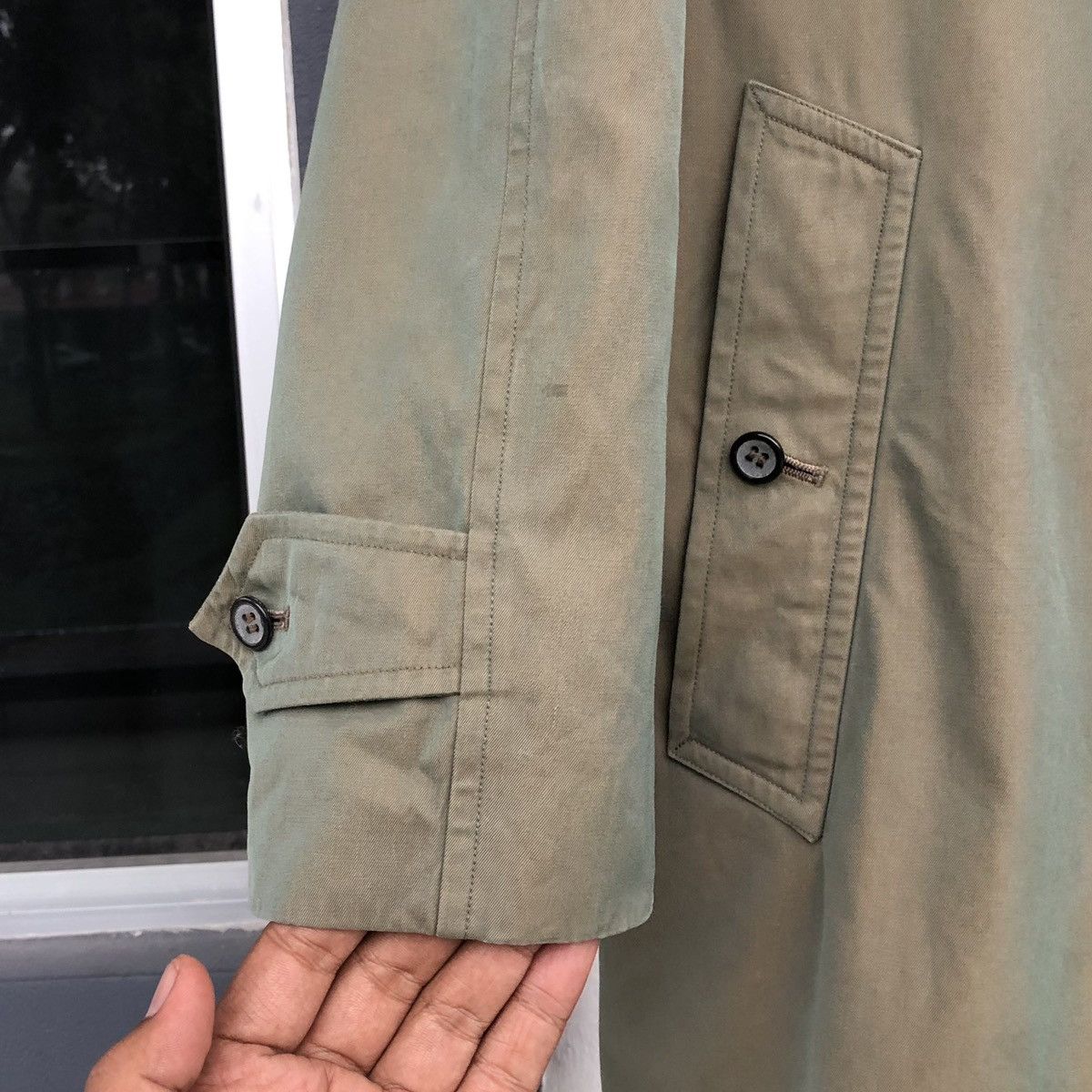 Burberry Vintage 90s Burberrys Prorsum London England Trench Coat Size US M / EU 48-50 / 2 - 15 Thumbnail