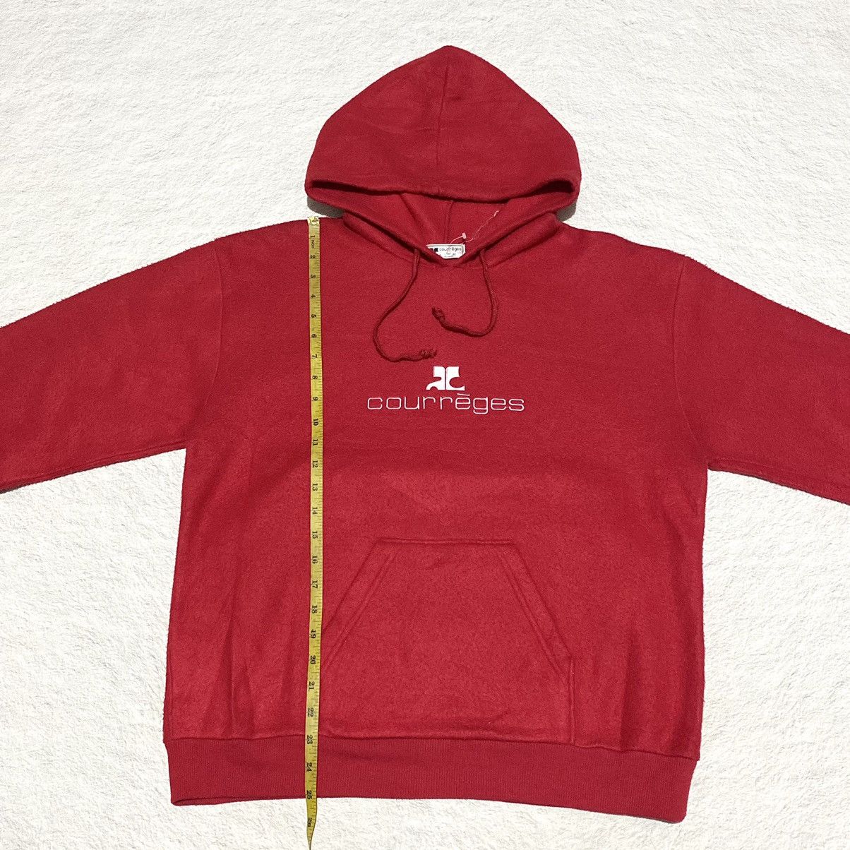 Courreges 🔥RARE🔥 Courreges 2000s Fleece Hoodie Size US M / EU 48-50 / 2 - 3 Thumbnail