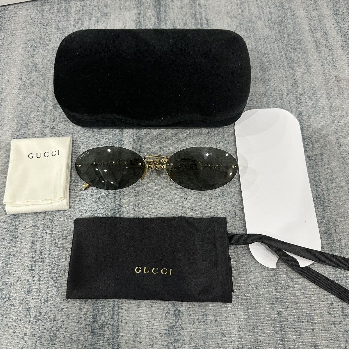 Gucci GUCCI GG1922S 001 SUNGLASSES Size ONE SIZE - 2 Thumbnail