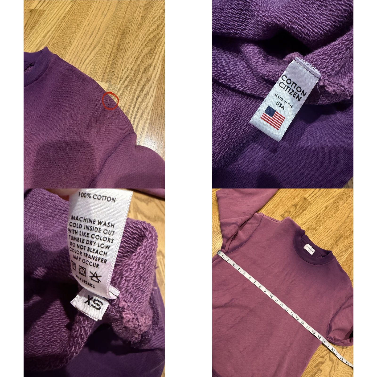 Vintage VINTAGE Cotton Citizen Crewneck Sweatshirt Unisex Adults XS Purple Tie Dye Pullover Size US XS / EU 42 / 0 - 8 Thumbnail