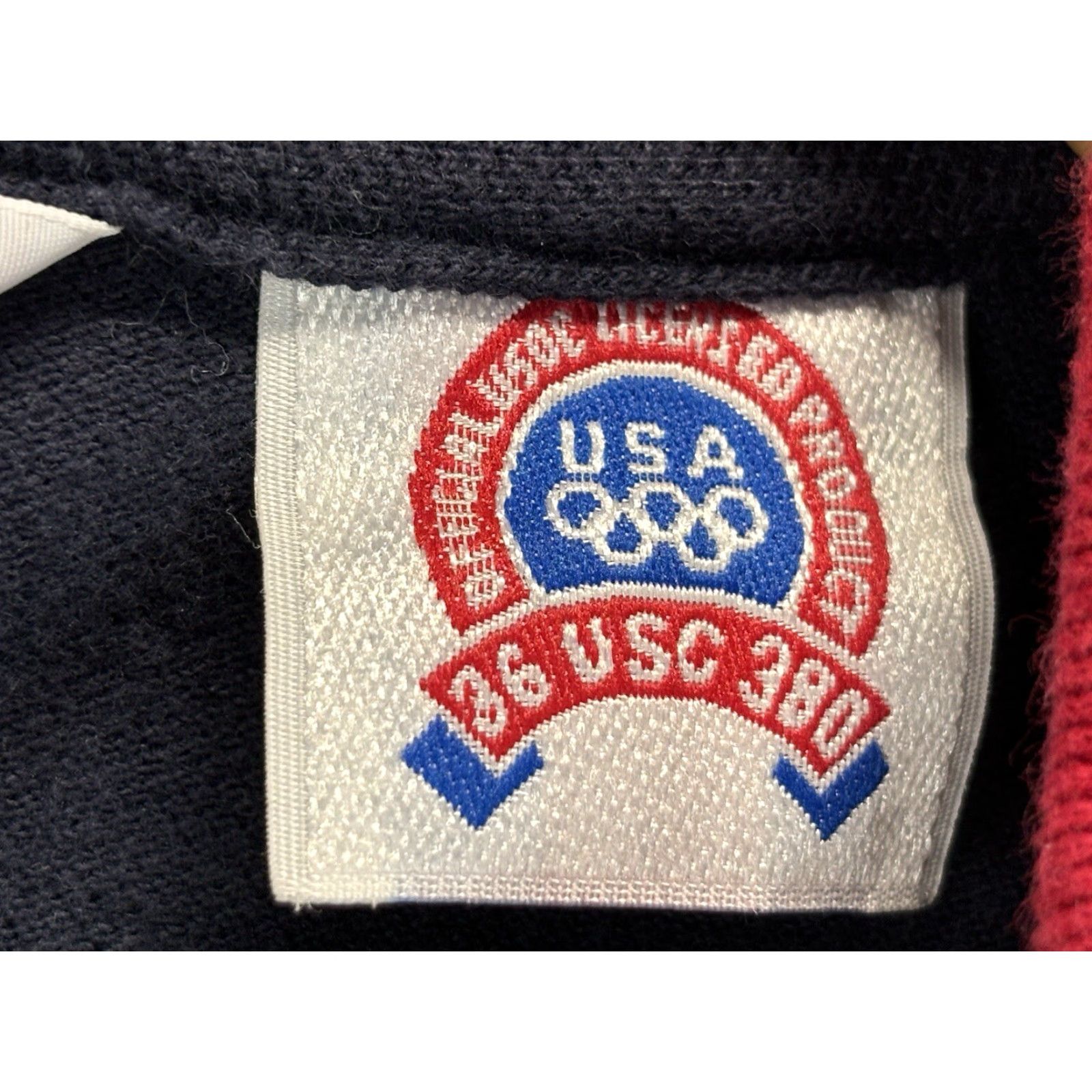 Champion VINTAGE Champion American Flag Olympic Polo Shirt 2XL Mens Short Sleeve Red White Blue USA Stars & Stripes Polo Size US XXL / EU 58 / 5 - 6 Thumbnail