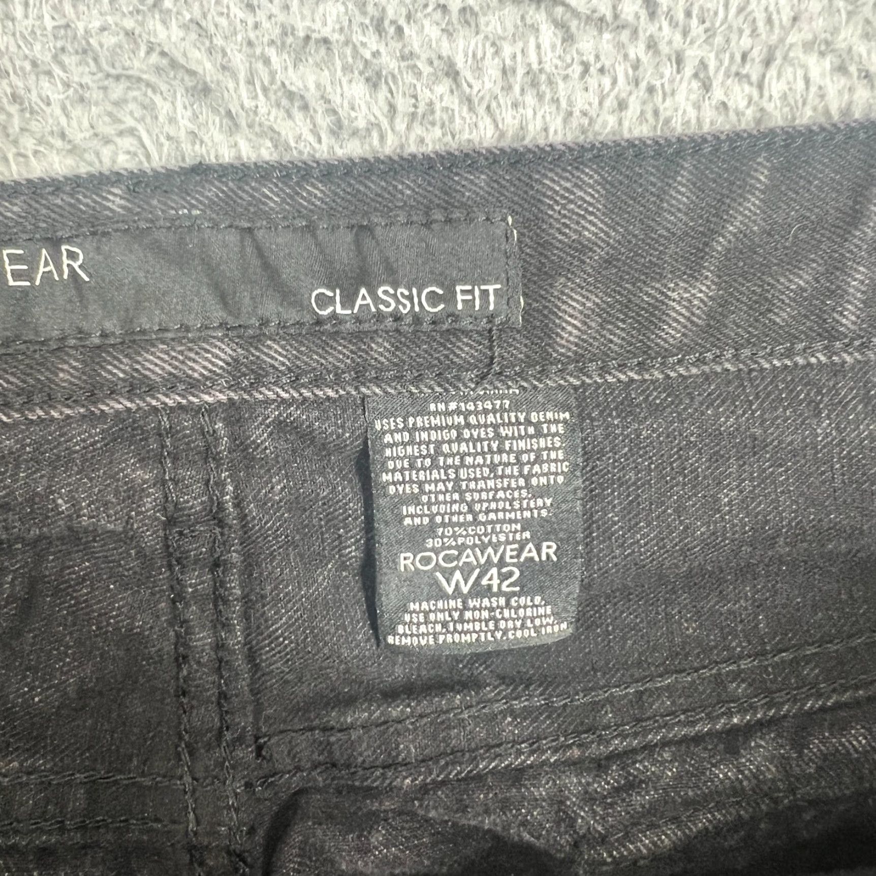 Rocawear Rocawear Jeans Mens 42x31 Straight Classic Fit Embroidered Flap Y2K City 5-Pocket Denim Jeans Mens Size US 42 / EU 58 - 6 Thumbnail