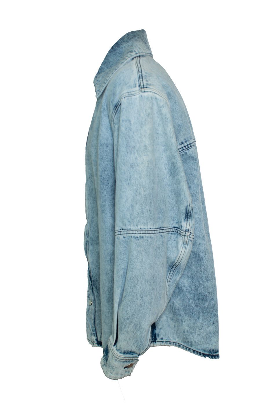 LGN LOUIS GABRIEL NOUCHI LGN Louis Gabriel Nouchi, Blue washed denim jacket Size US M / EU 48-50 / 2 - 4 Thumbnail