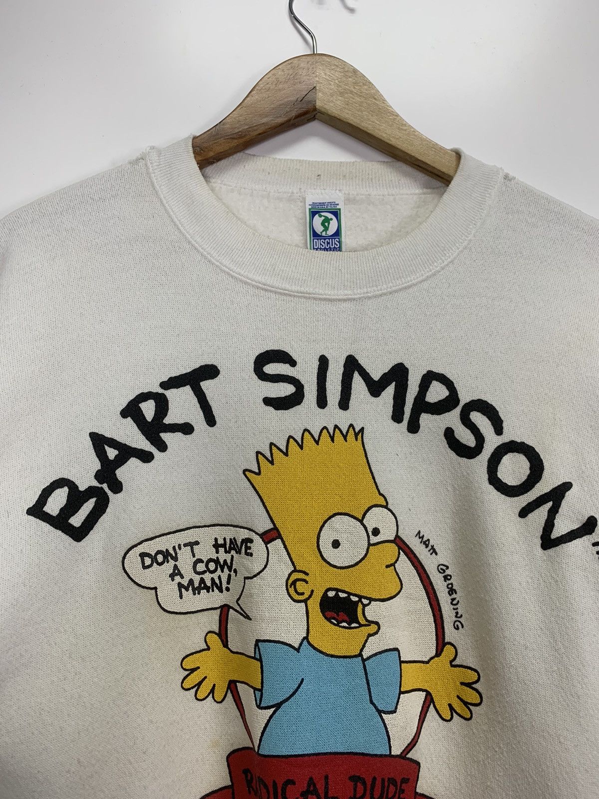 Cartoon Network × Vintage Vintage 90s Bart Simpson Sweater Size US M / EU 48-50 / 2 - 3 Thumbnail