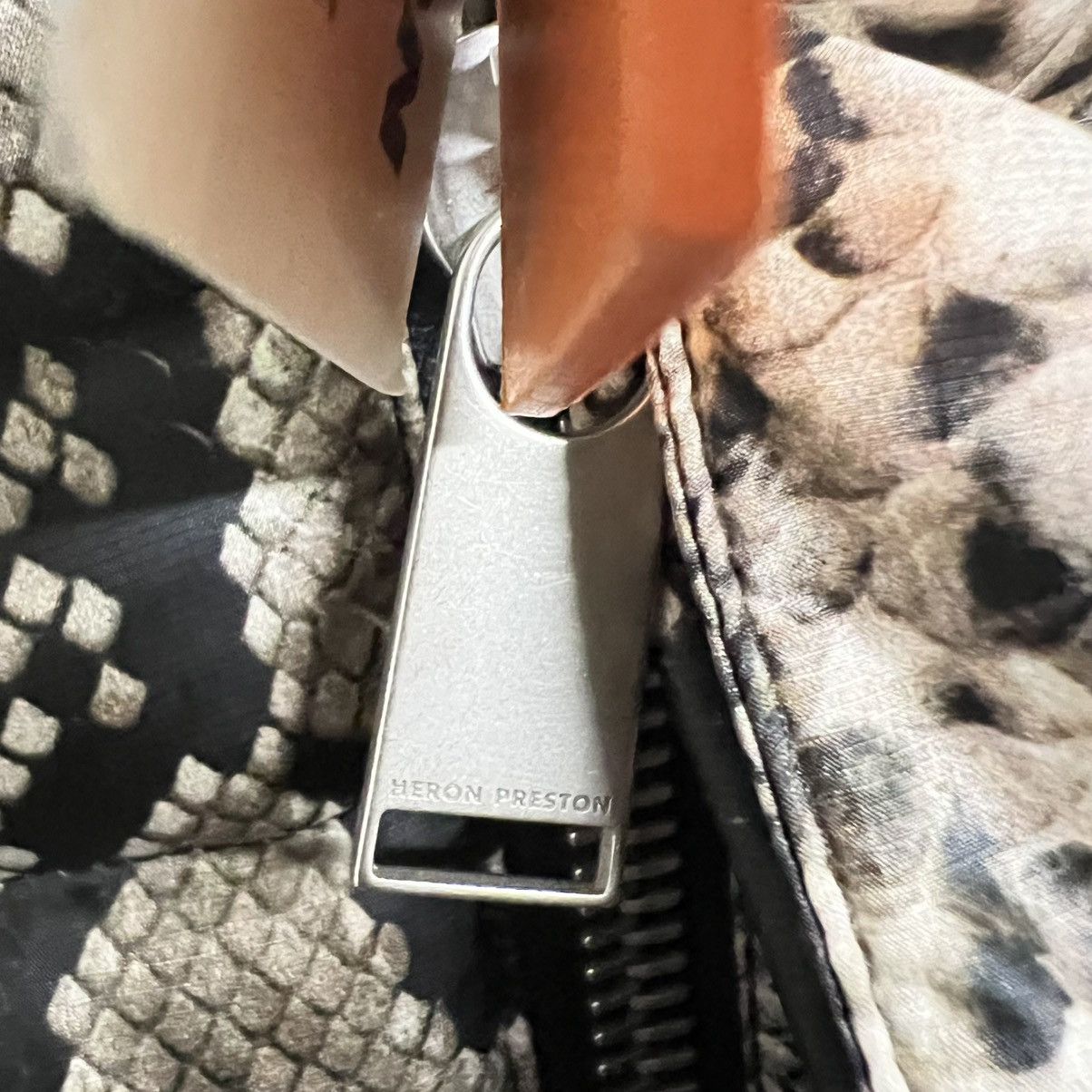 Heron Preston Heron Preston Snakeskin Python Hooded Puffer Parker Jacket Size US M / EU 48-50 / 2 - 13 Thumbnail
