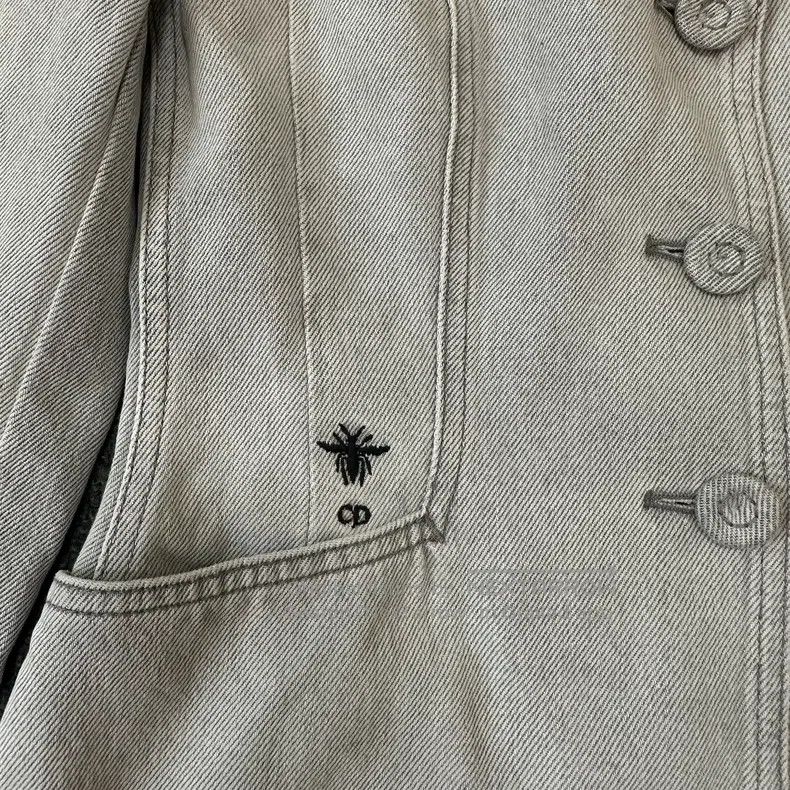 Dior Dior Little Bee Casual Denim Jacket Size XXS / US 00 / IT 34 - 2 Thumbnail
