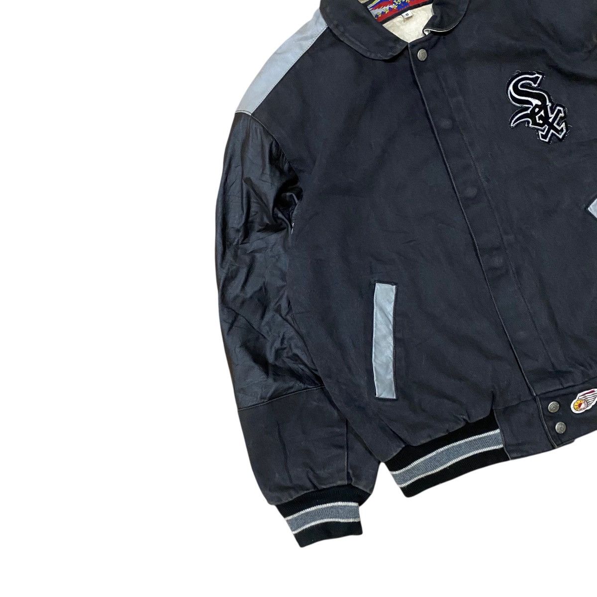 Jeff Hamilton Vtg Jeff Hamilton Chicago White Sox Varsity Leather Jacket Size US S / EU 44-46 / 1 - 4 Thumbnail