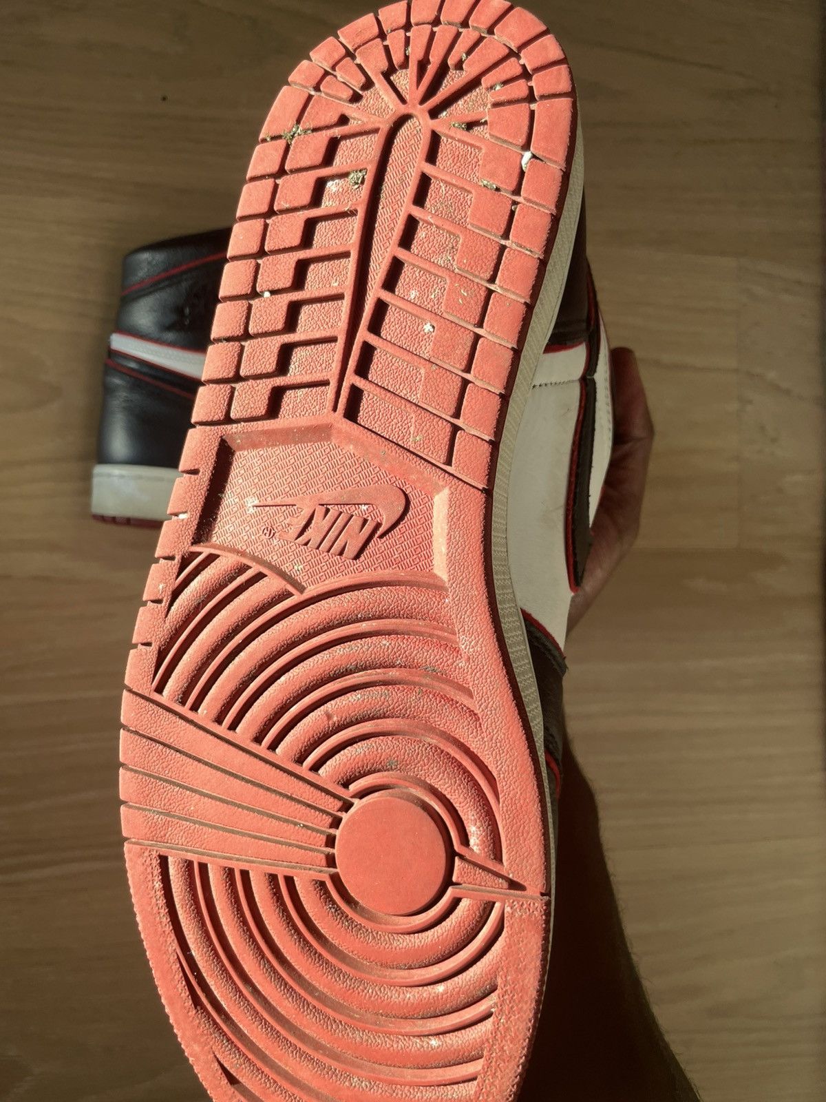 Jordan Brand Air Jordan 1 Retro High OG 'Bloodline' 2019 Size US 12 / EU 45 - 10 Thumbnail