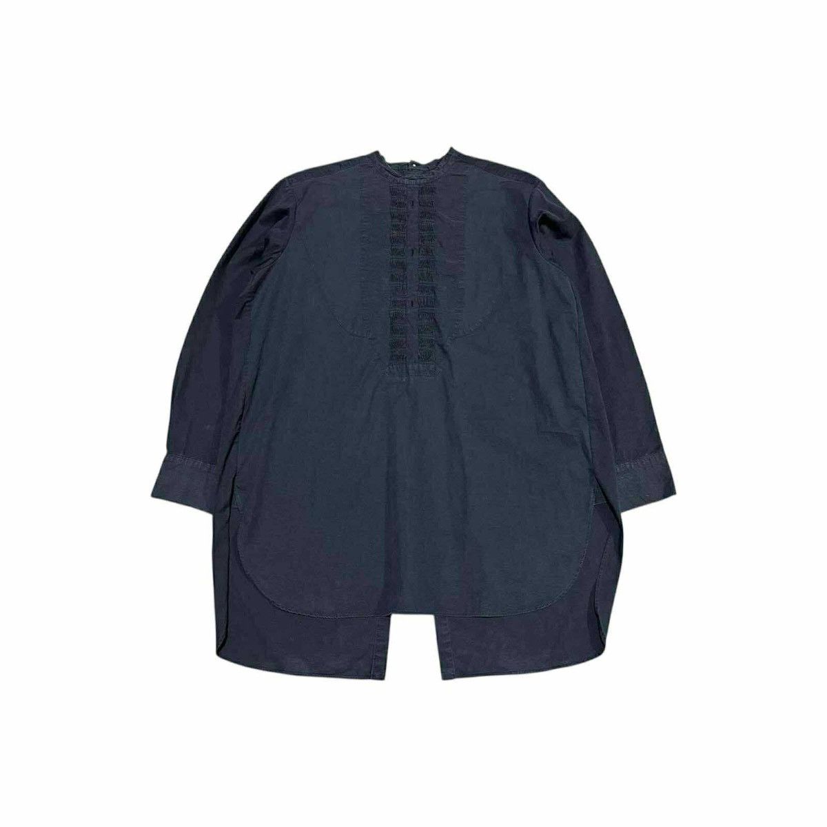 Japanese Brand 🔥Vintage United Arrows Pleated Combination Dress Shirt Size US XL / EU 56 / 4 - 5 Thumbnail