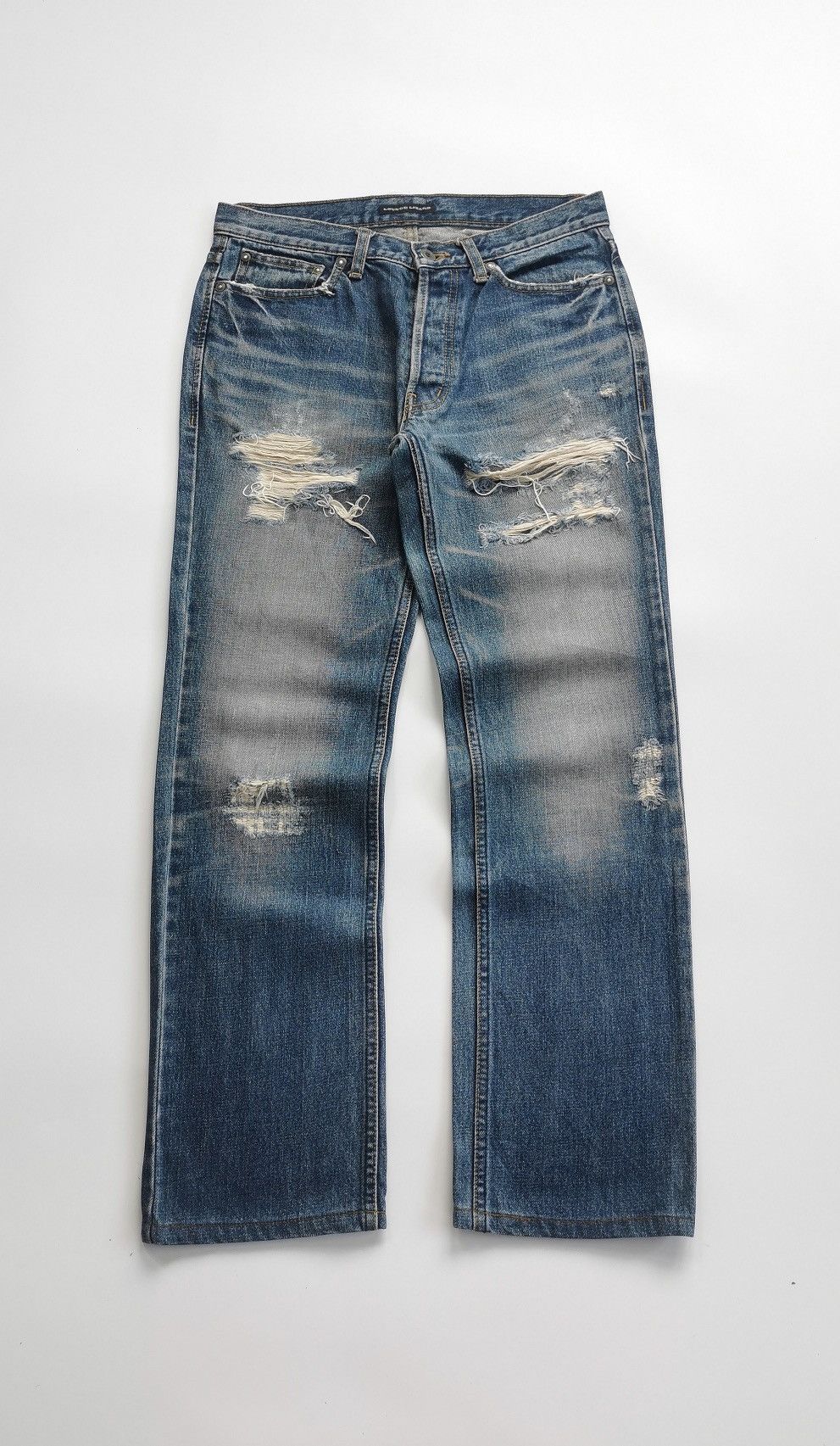 Lounge Lizard Lounge Lizard Japan Destroyed Jeans Size US 30 / EU 46 - 1 Thumbnail