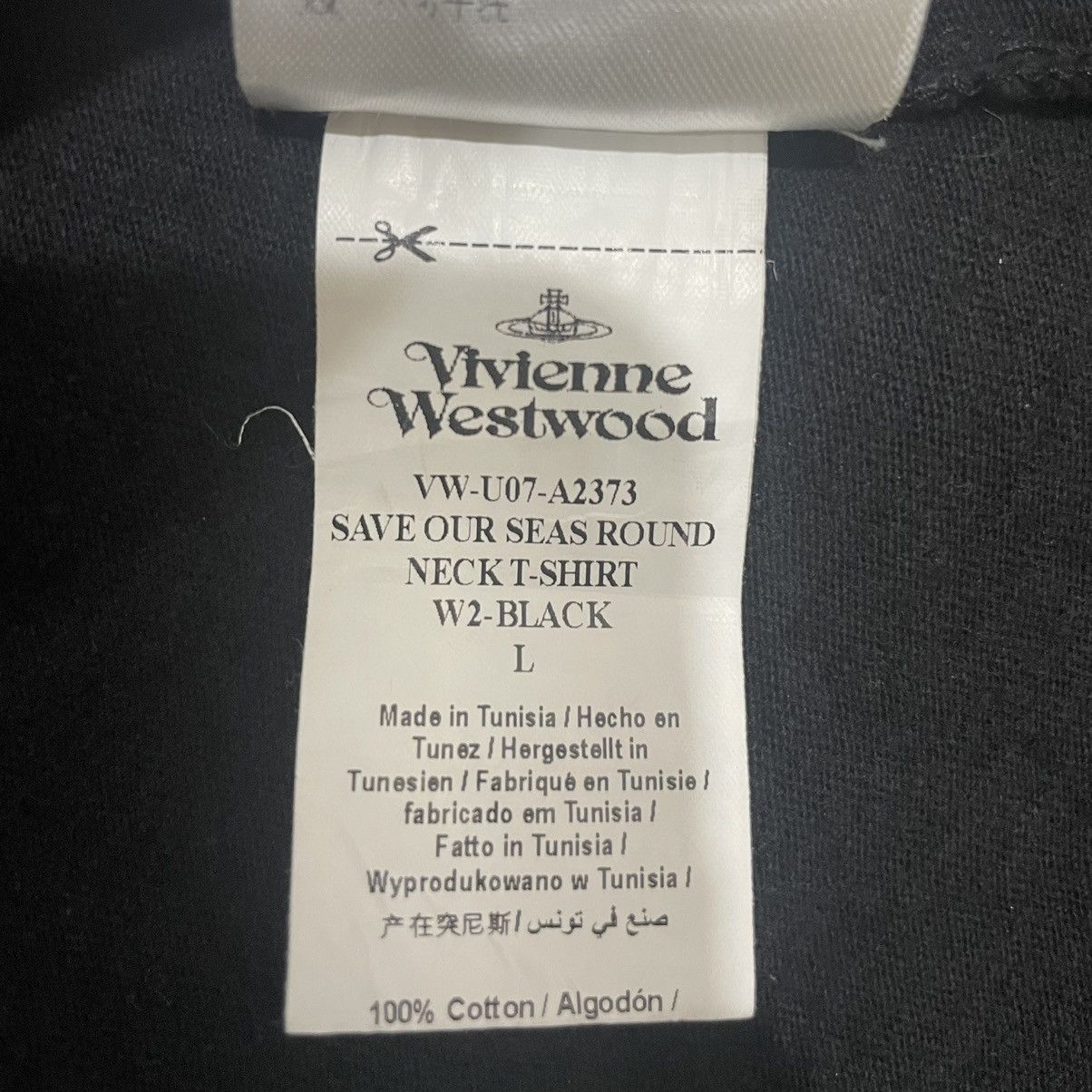 Vivienne Westwood Black Tee – Save Our Seas Size US L / EU 52-54 / 3 - 9 Thumbnail