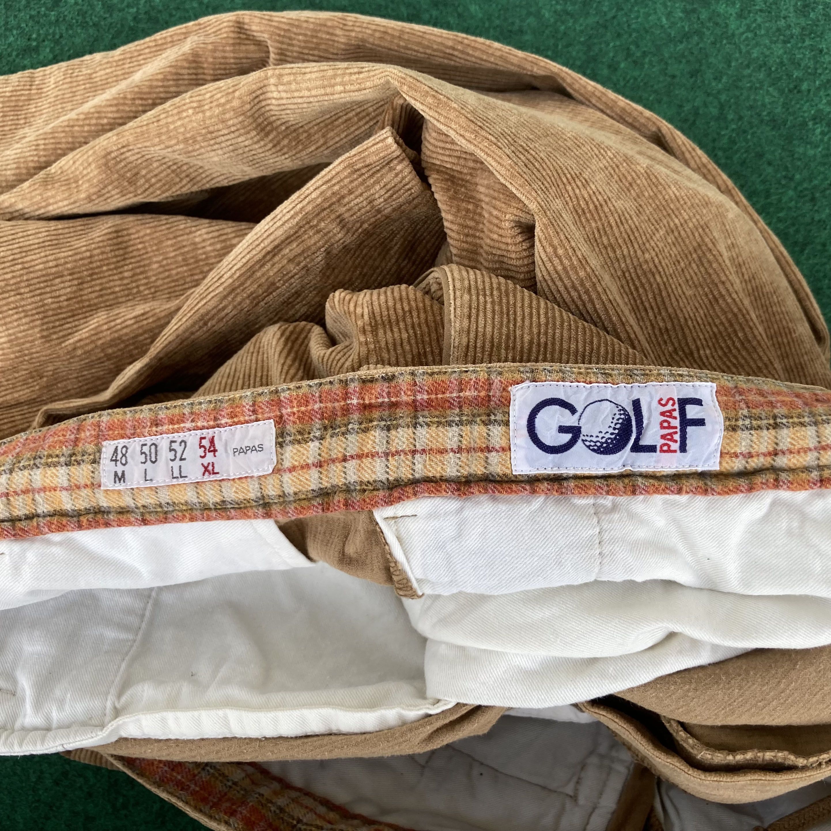 Beauty Beast × Japanese Brand × Mademoiselle Non Non Vtg Papas Golf Papas Pant Trouser Baggy Corduroy Jeans Size US 36 / EU 52 - 5 Thumbnail