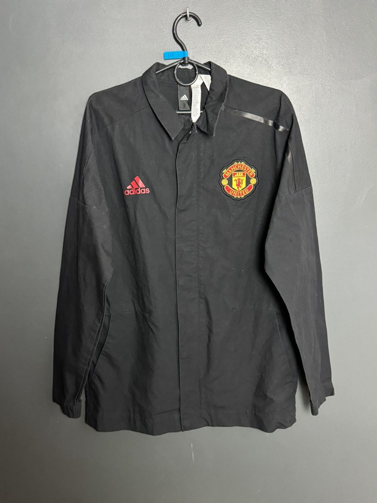 Adidas Adidas Manchester United Football Jacket Size US S / EU 44-46 / 1 - 1 Thumbnail