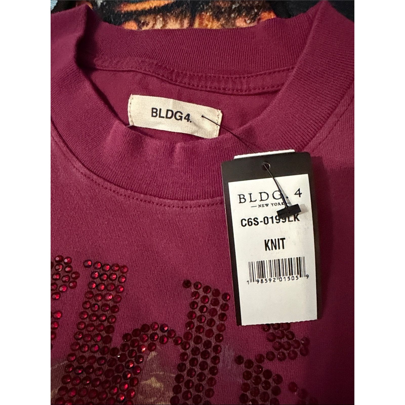 Other BLDG4 Golden Rule Knit Long Sleeve in Color Rhododendron. Size US L / EU 52-54 / 3 - 7 Thumbnail
