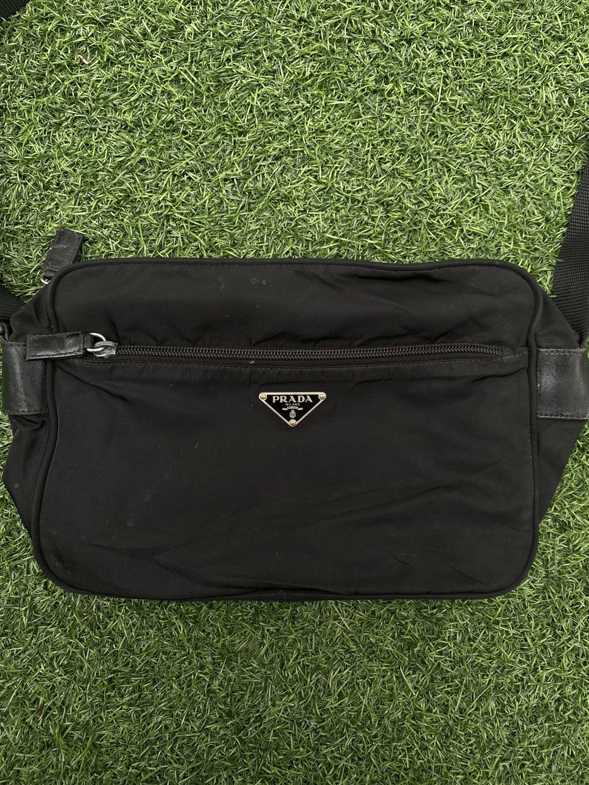 Prada PRADA BLACK NYLON CROSSBODY BAG Size ONE SIZE - 6 Thumbnail