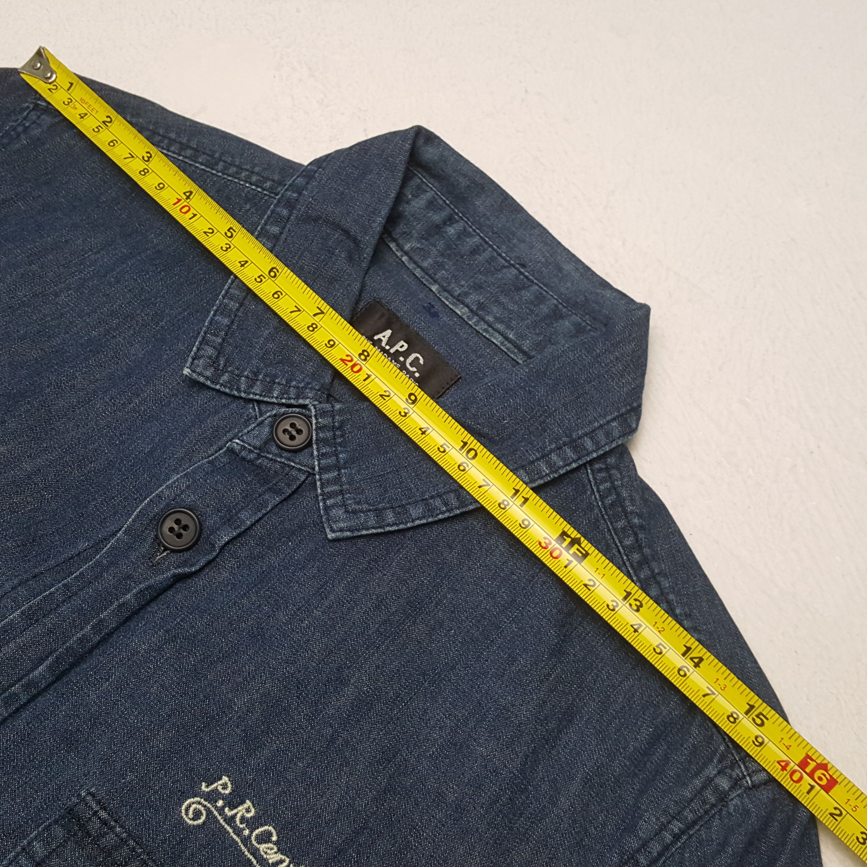 A.P.C. Vintage A.P.C Japanese Brand Denim Shirt C301N37 Size US S / EU 44-46 / 1 - 4 Thumbnail