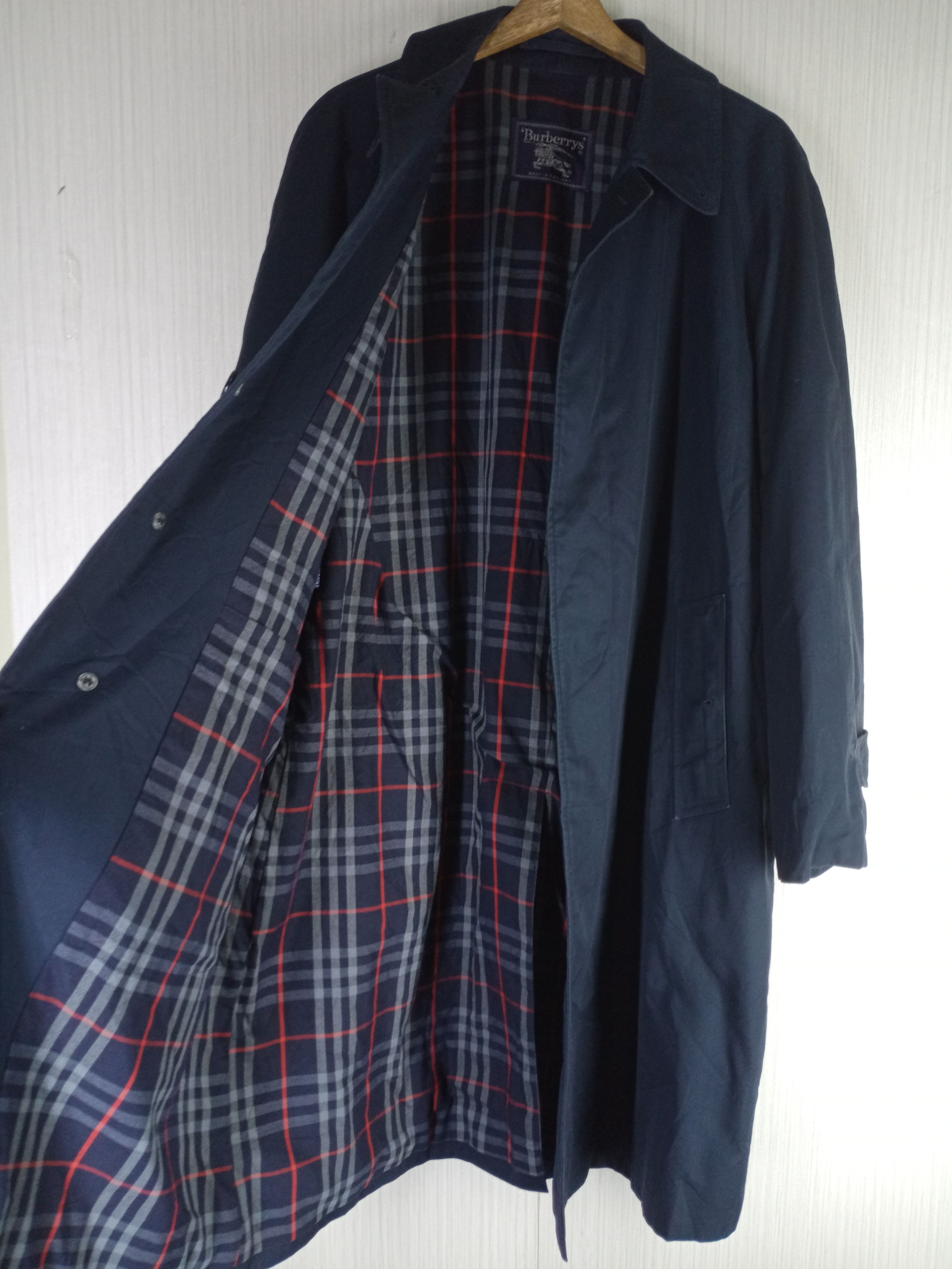 Burberry Rare Vintage Burberrys London Nova Check Trench Coat Size US XL / EU 56 / 4 - 1 Thumbnail
