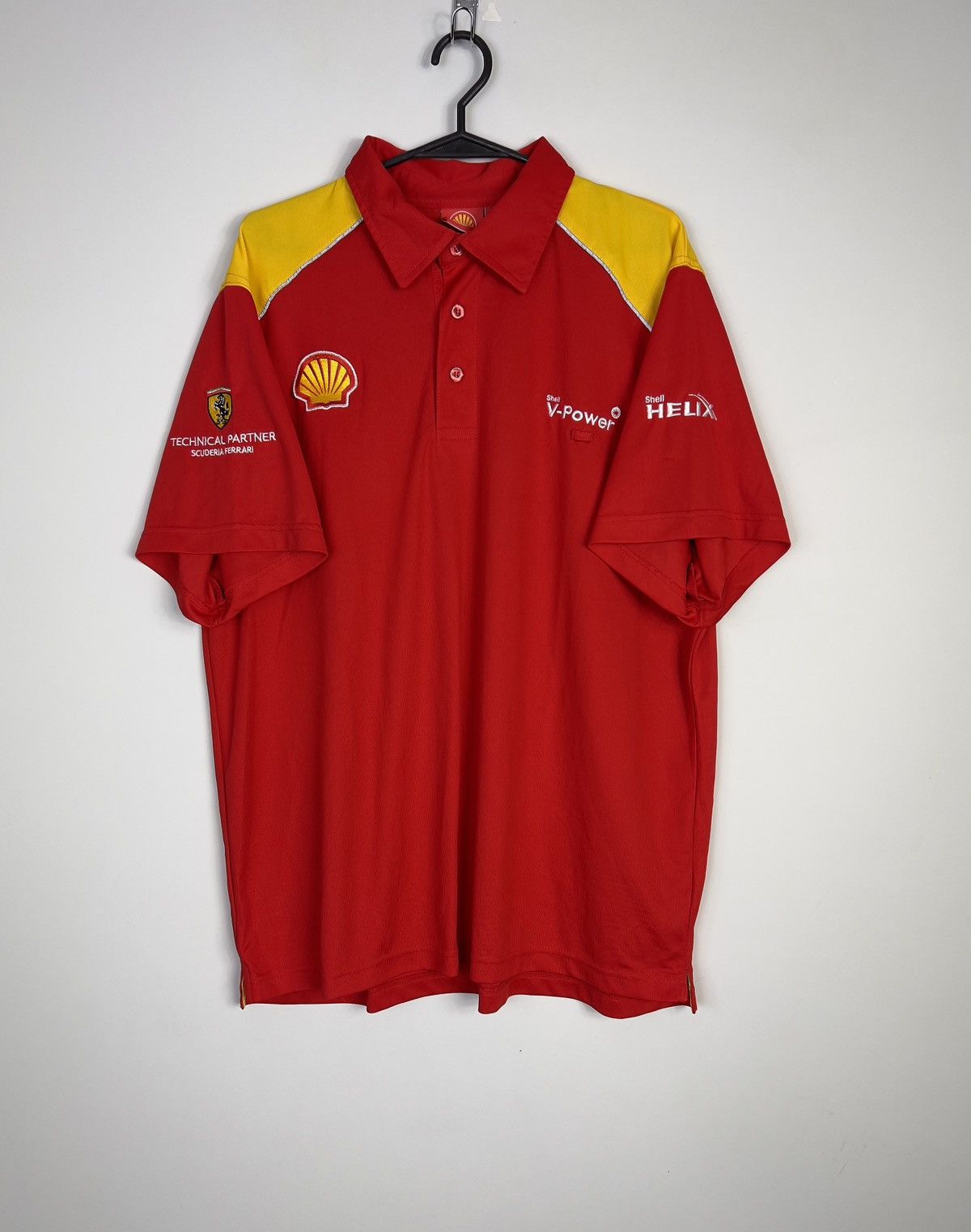 Ferrari Polo Shirt Ferrari Racing Nascar Shell V Power Koszulka Size US XXL / EU 58 / 5 - 1 Thumbnail
