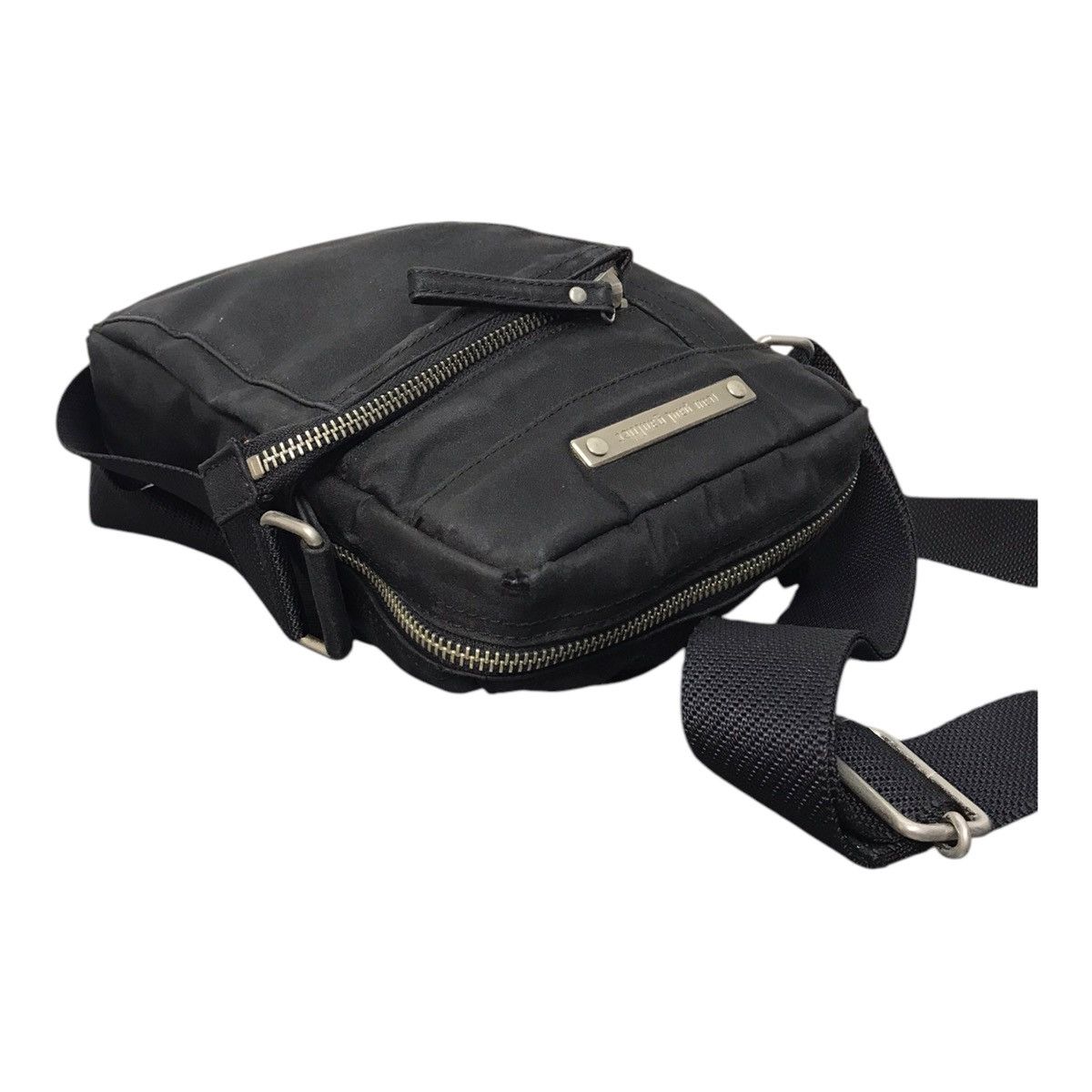 Japanese Brand × Jean Paul Gaultier Jean Paul Gaultier Damage Black Sling Bag Size ONE SIZE - 4 Thumbnail