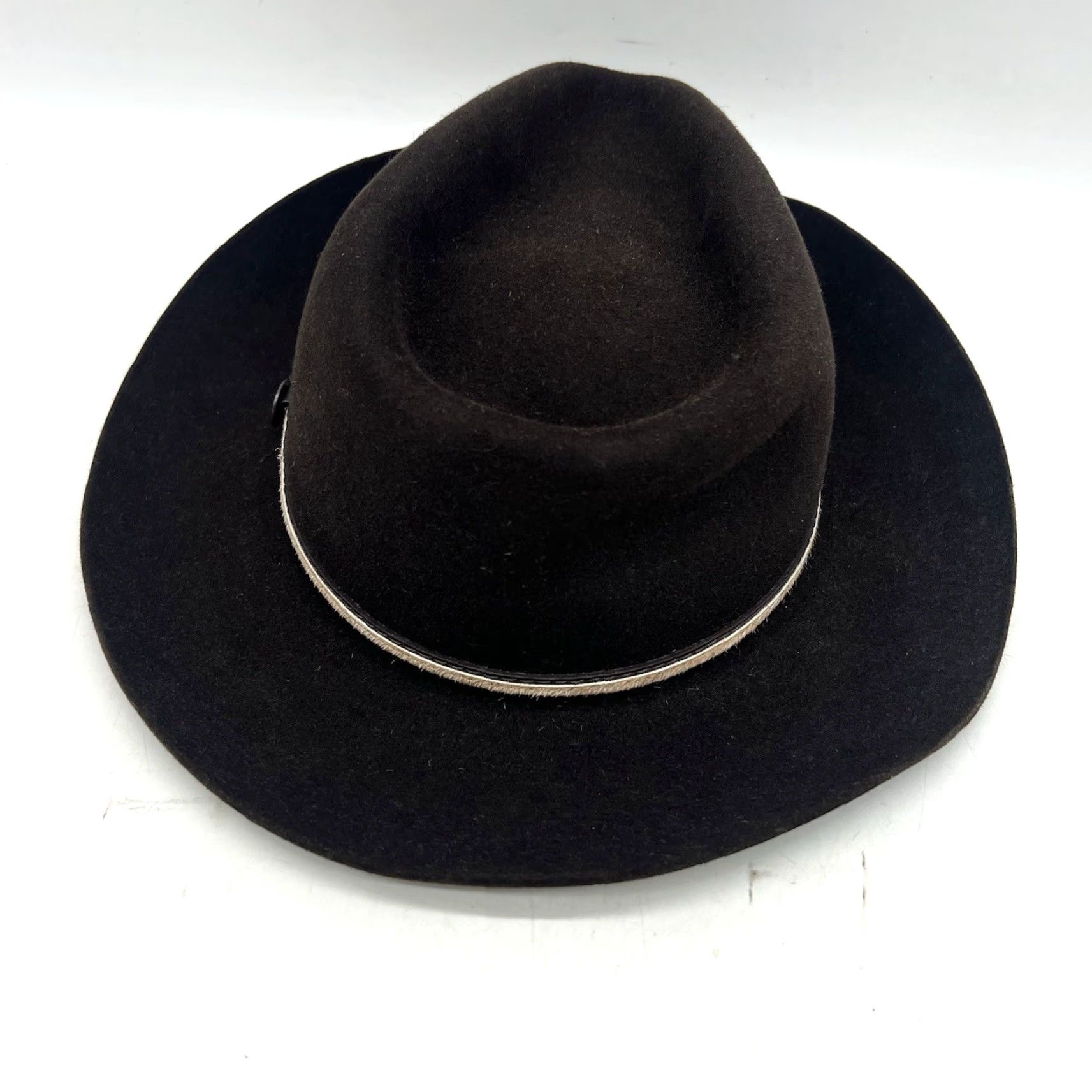 Goorin Bros. Goorin Bros Hat Cowboy XL Mens Merino Wool Western Black Fedora Felt Wide Brim Made USA Classic Western Christmas? Size ONE SIZE - 6 Thumbnail