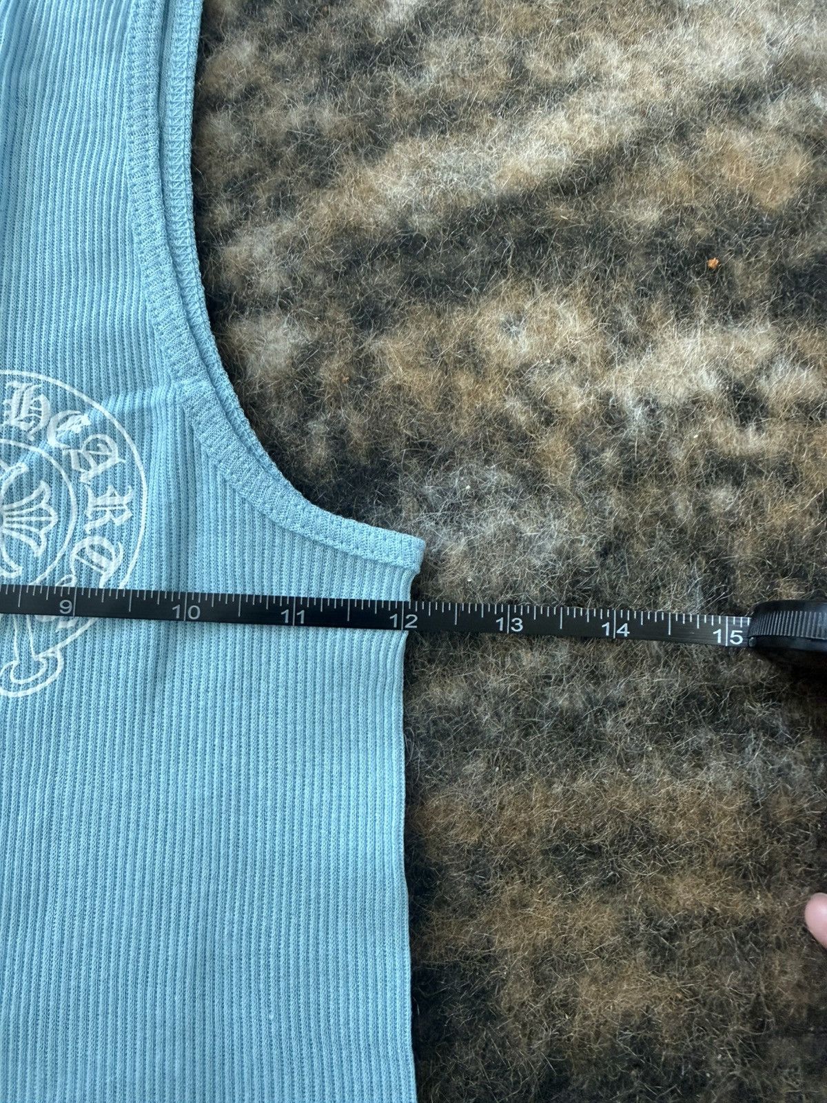 Chrome Hearts CHROME HEARTS BABY BLUE TANK TOP Size US XL / EU 56 / 4 - 5 Thumbnail