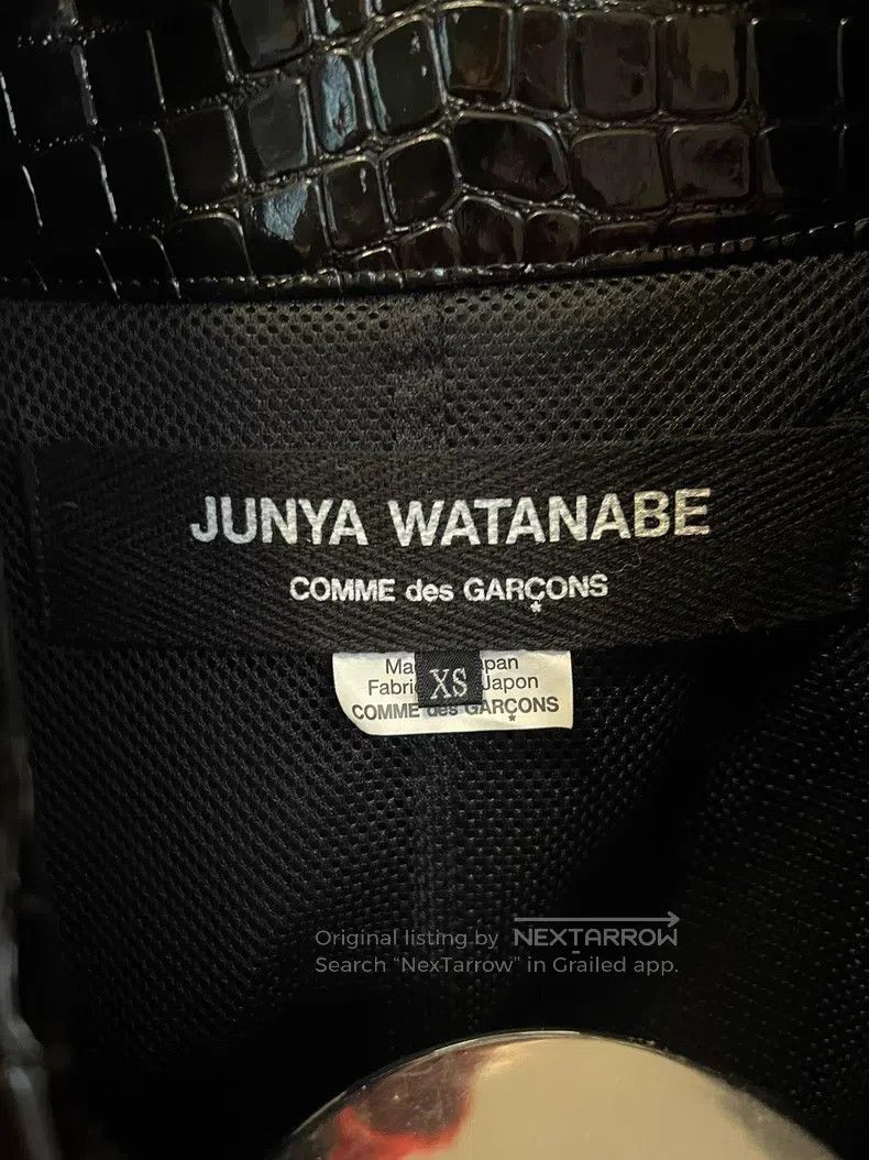 Junya Watanabe Junya Watanabe Patent Leather Shaped Short Leather Jacket Size XS / US 0-2 / IT 36-38 - 5 Thumbnail