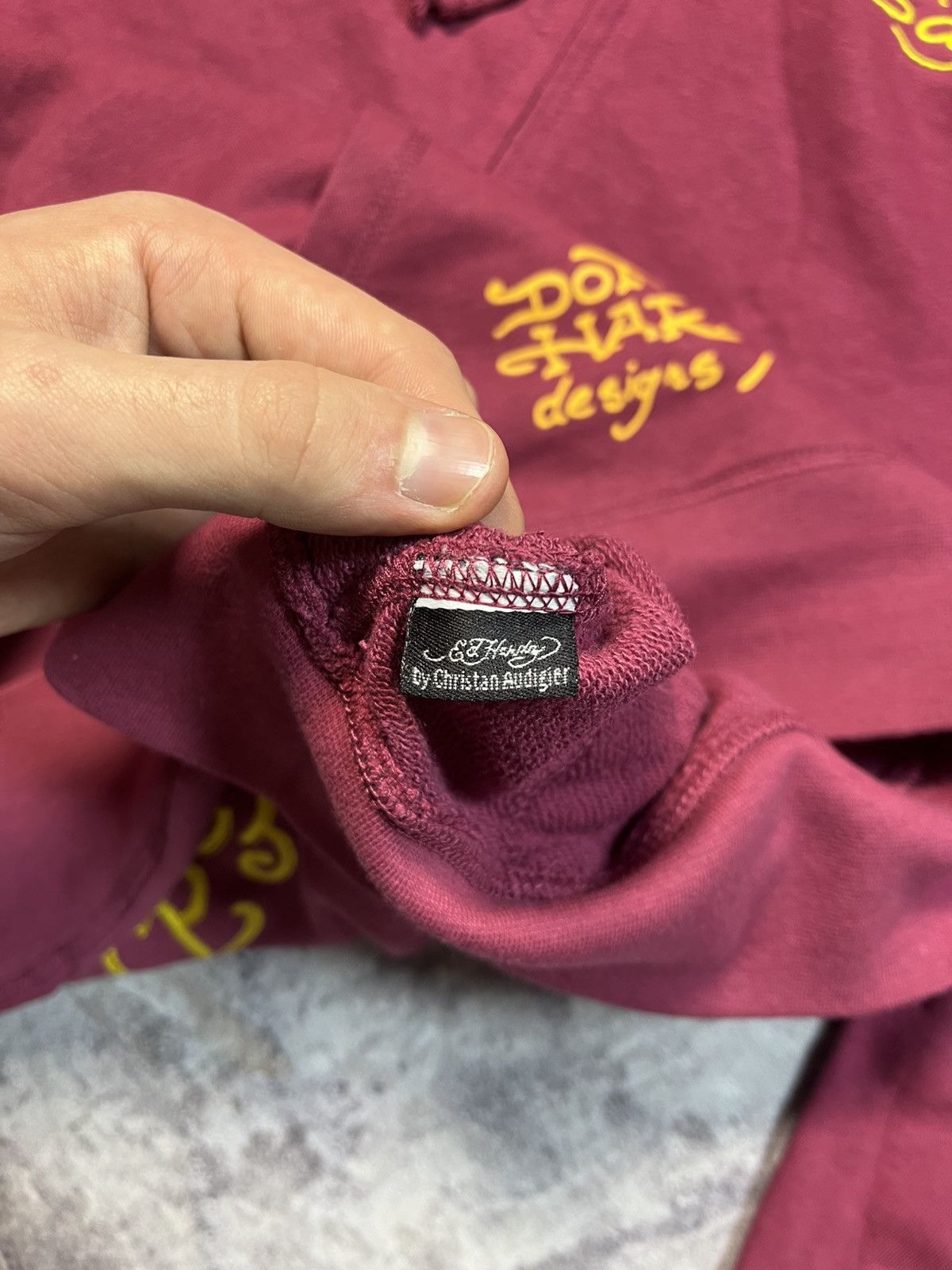 Ed Hardy Ed Hardy by Christian Audigier Zip Hoodie Y2K Streetwear SK8 Size US XXL / EU 58 / 5 - 12 Thumbnail