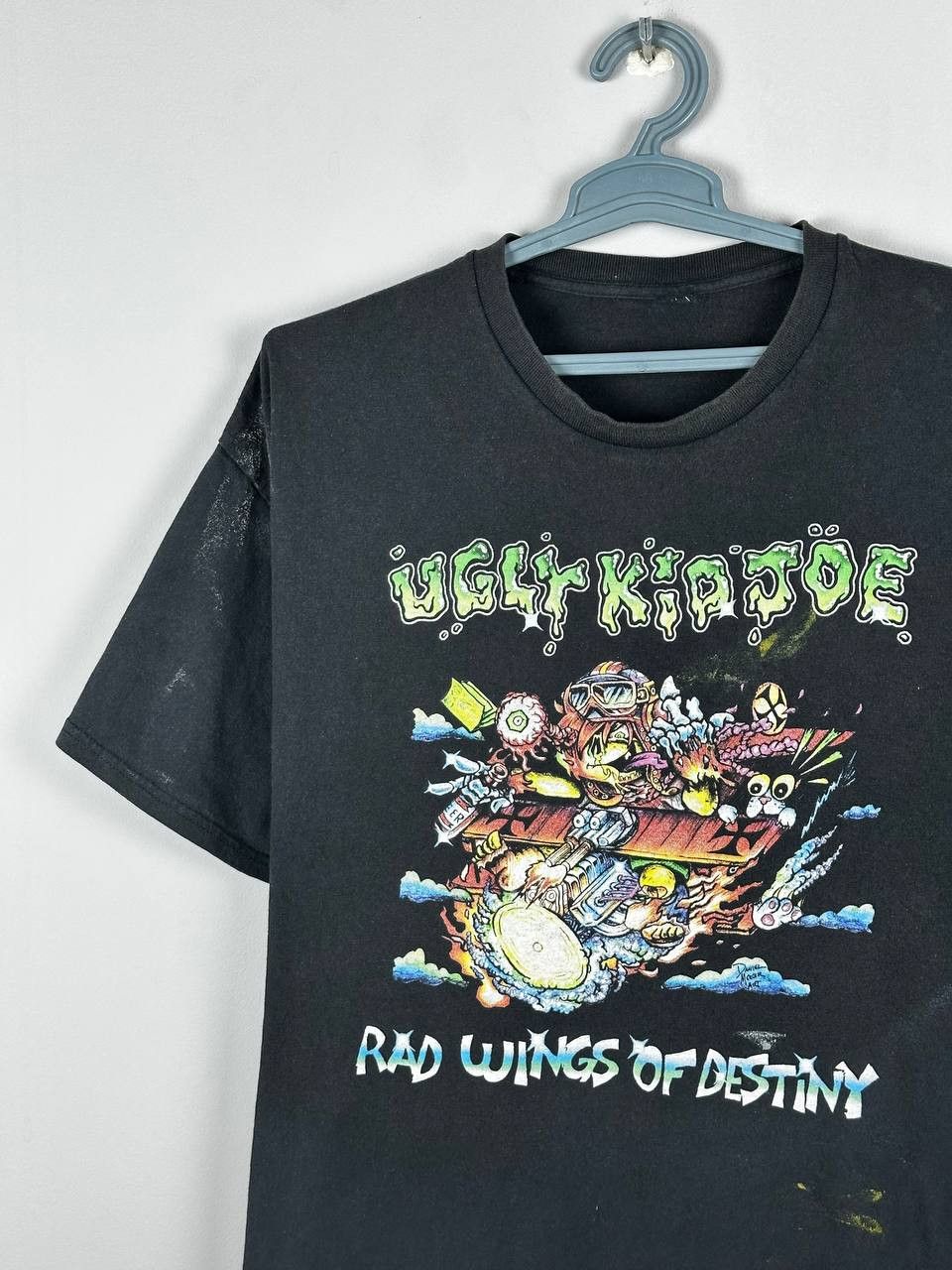 Band Tees Crazy VTG 90s Ugly Kid Joe Distressed Album Promo T Shirt Size US XL / EU 56 / 4 - 3 Thumbnail