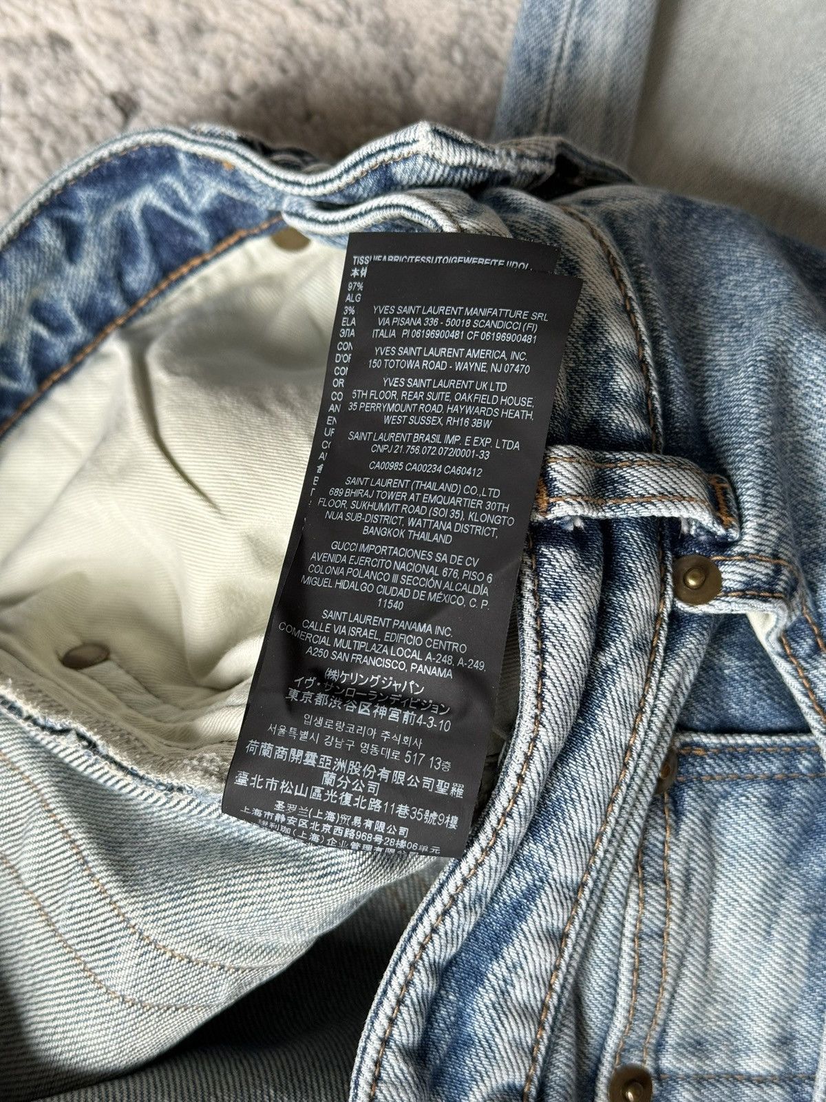 Saint Laurent Paris Saint Laurent jeans Size 29" - 9 Thumbnail