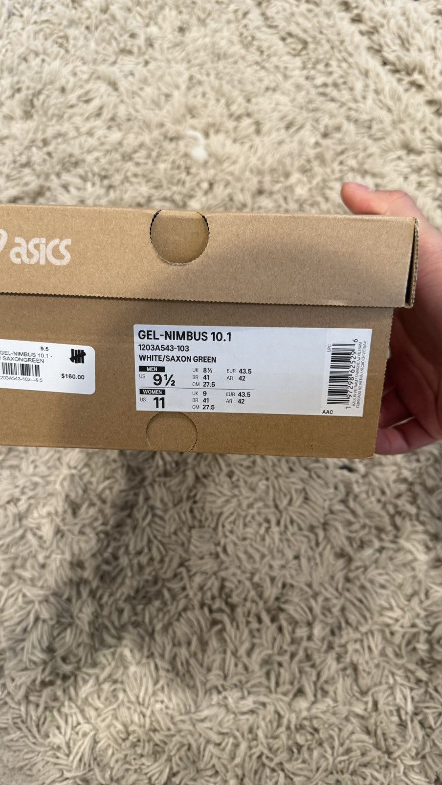 Asics Asics gel nimbus 10.1 saxon green 9.5 Size US 9.5 / EU 42-43 - 7 Thumbnail