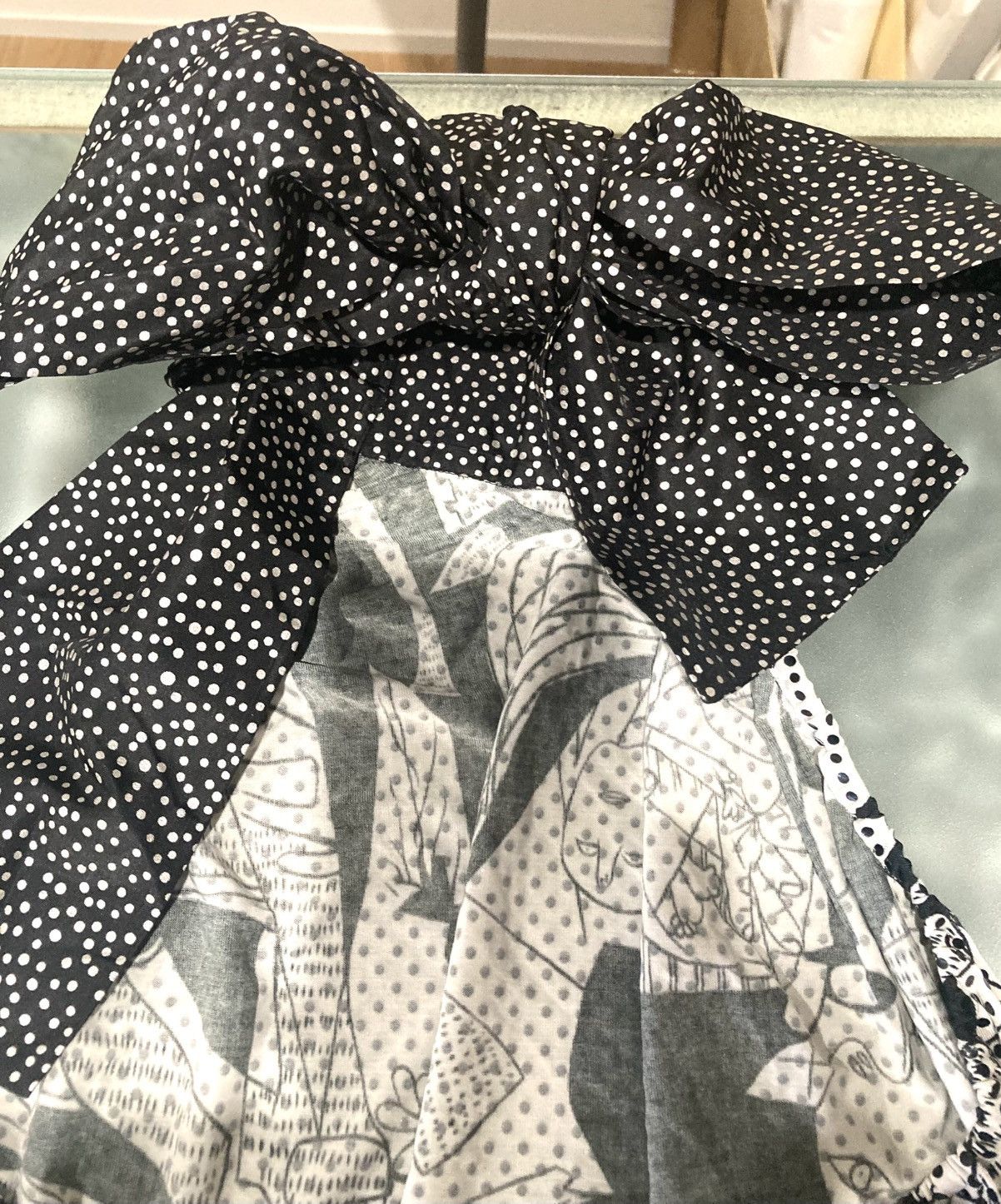 Japanese Brand 2000s Runway Graphic Halter Dress / Fairy Grunge Archive Size S / US 4 / IT 40 - 11 Thumbnail