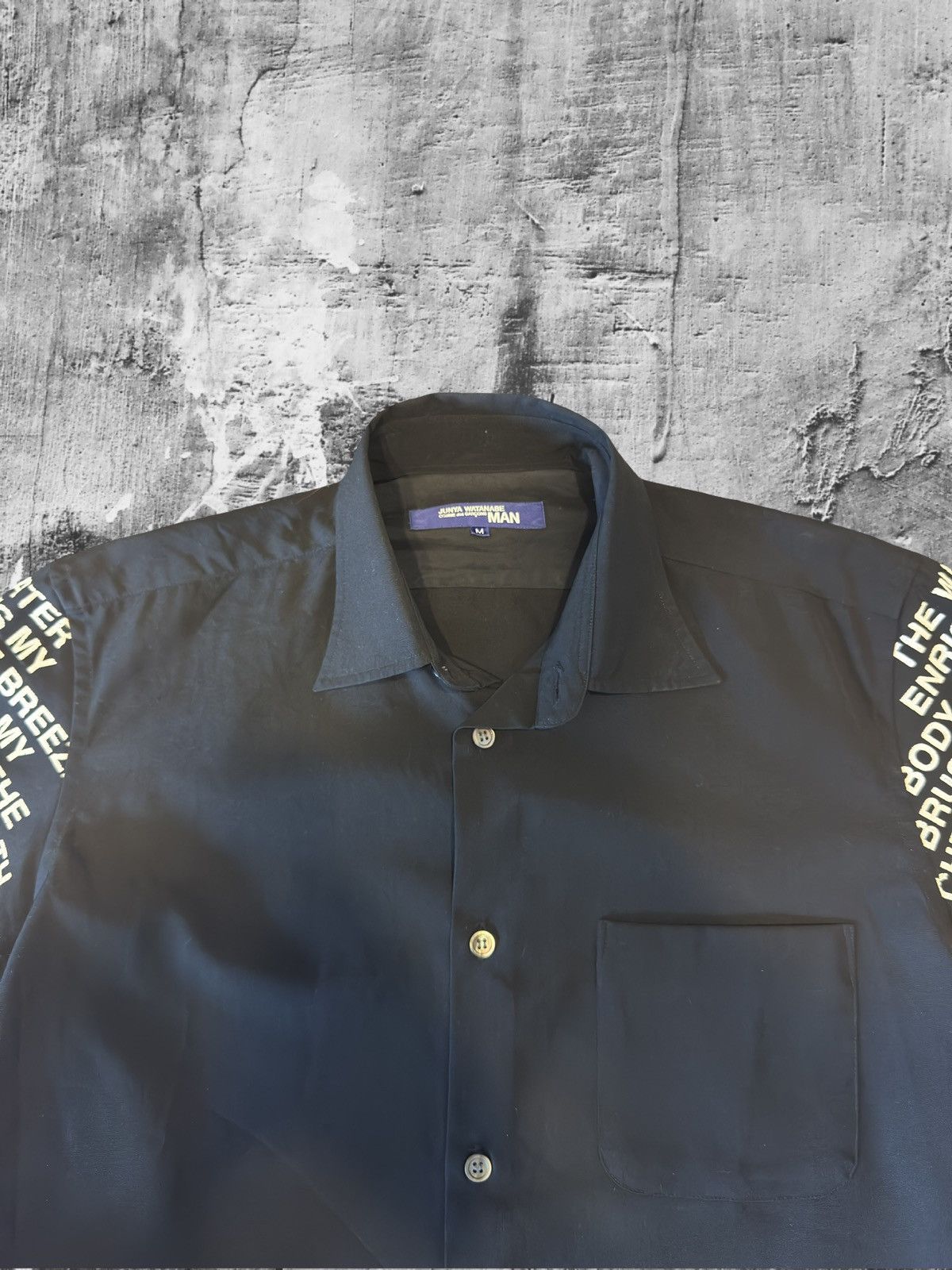 Comme des Garcons × Junya Watanabe AD2001 Poem Button Up Size US L / EU 52-54 / 3 - 5 Thumbnail