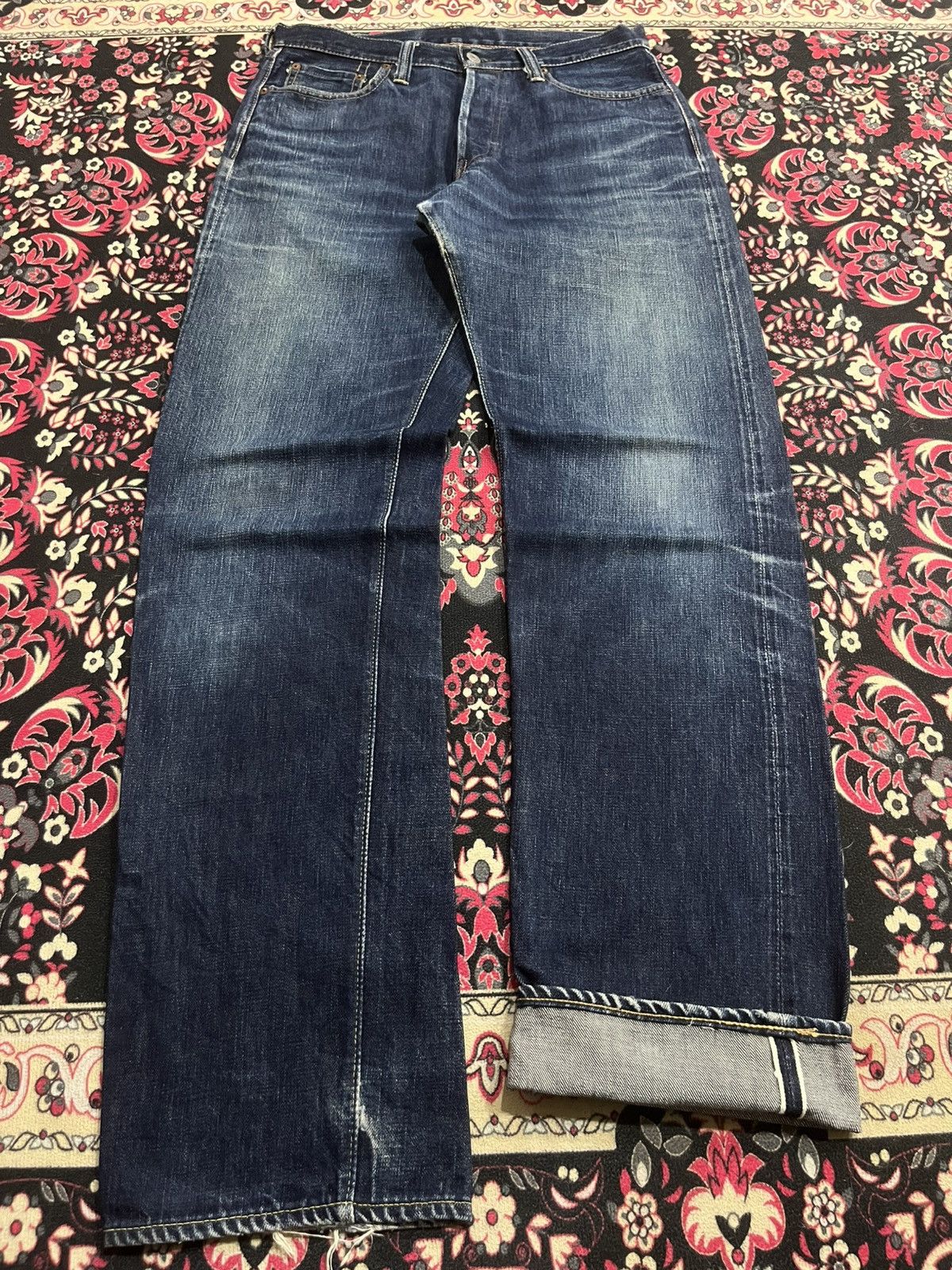 Full Count & Co. ⚡️Selvedge⚡️Vintage Japan Full Count & Co Blue Washed Jeans Size US 30 / EU 46 - 1 Thumbnail
