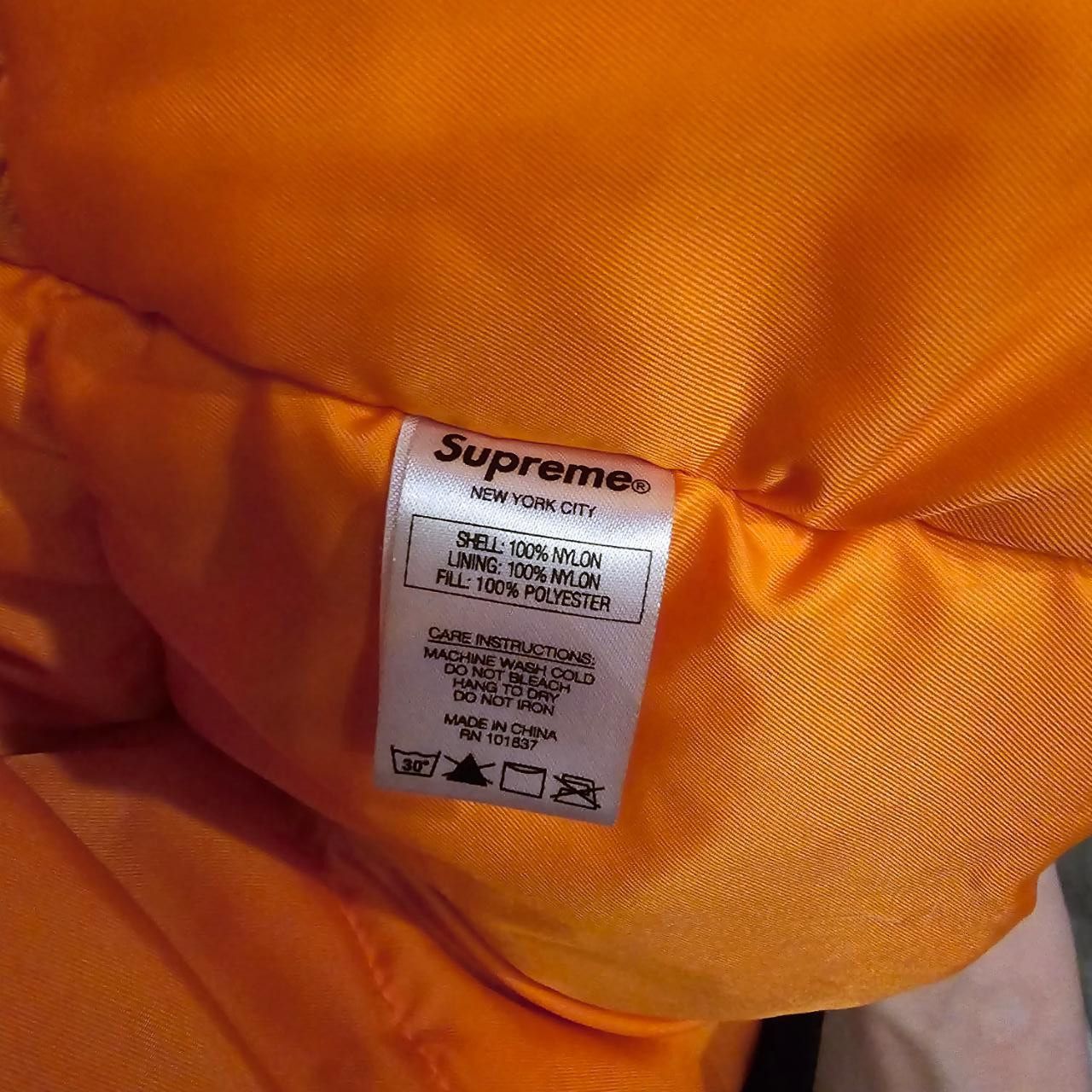 Supreme Supreme Men's Black and Orange Jacket Size US L / EU 52-54 / 3 - 6 Thumbnail