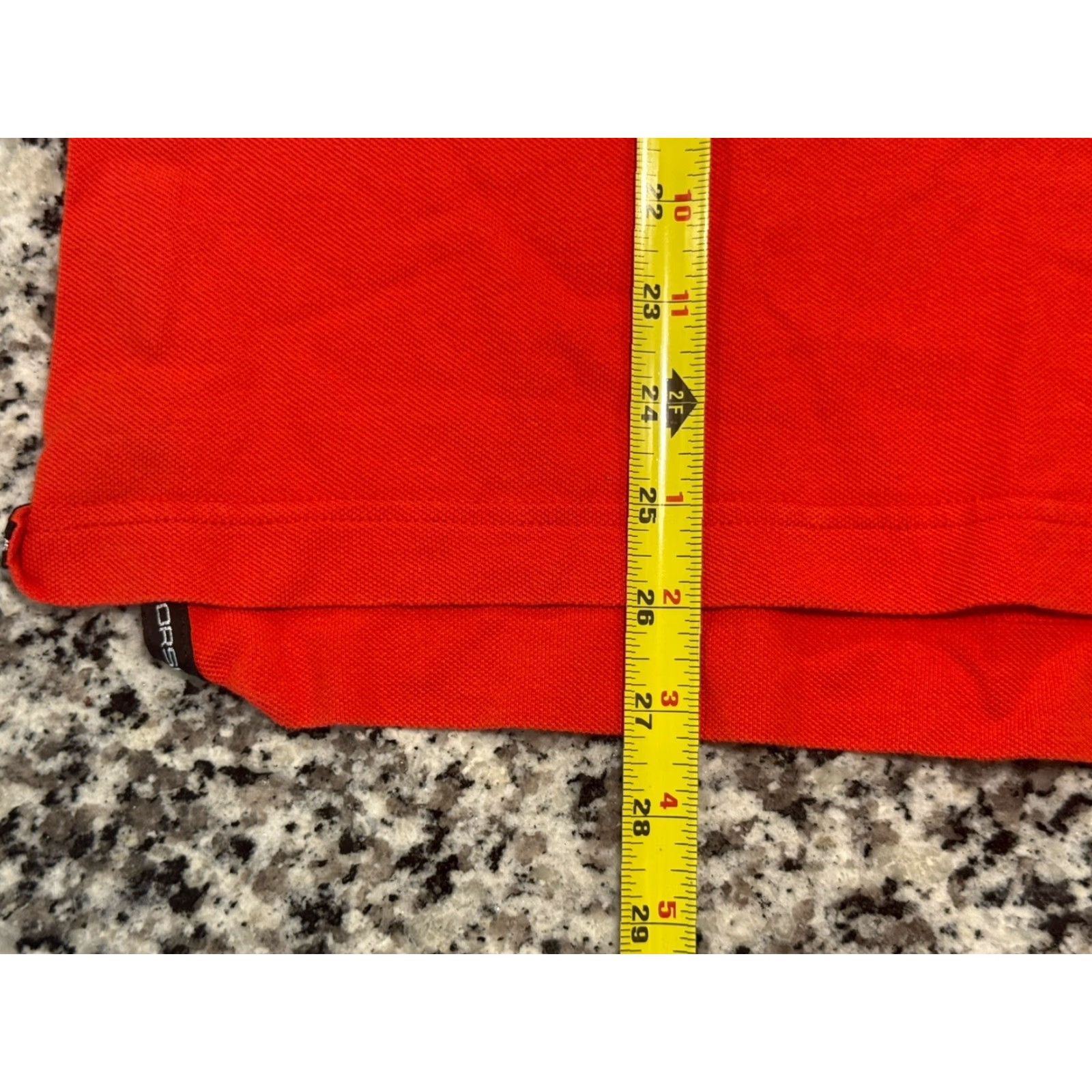 Vintage PORSCHE Polo Shirt Mens Large Red Breathable Geometric Luxury Sports Size US L / EU 52-54 / 3 - 7 Thumbnail