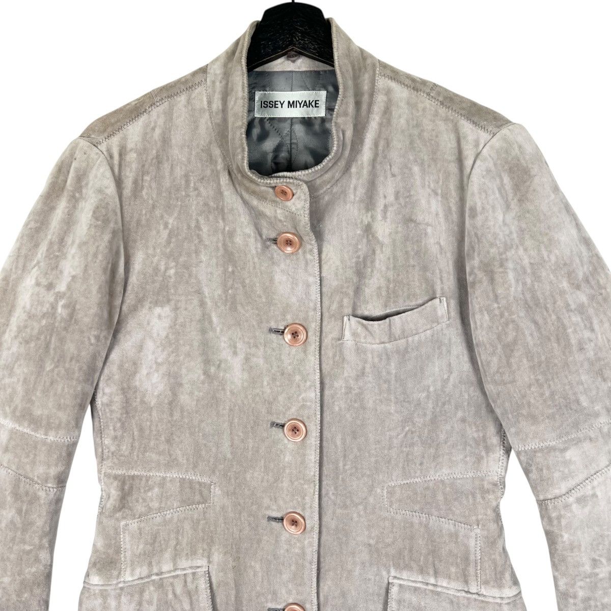 Issey Miyake Issey Miyake Women Velvet Blazer Jacket Size M / US 6-8 / IT 42-44 - 6 Thumbnail