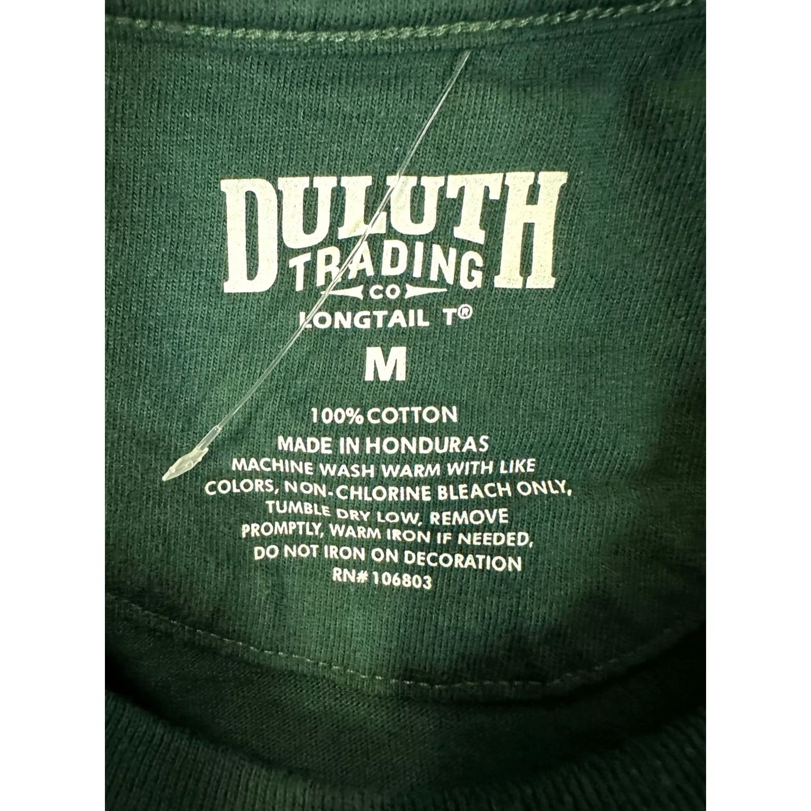 Duluth Trading Company Duluth Trading Co Shirt Mens Medium Graphic Print Tee 100% Cotton Green Size US M / EU 48-50 / 2 - 4 Thumbnail