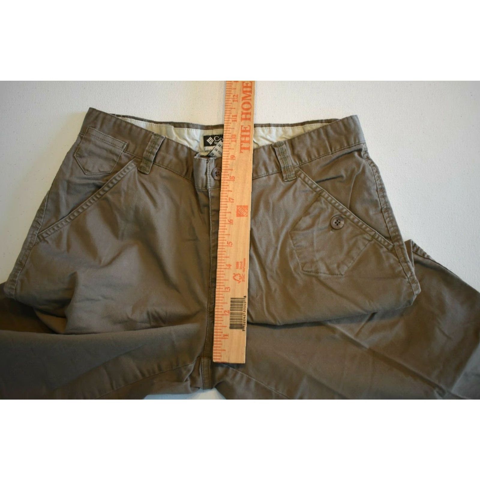 Vintage Columbia Capri Pants Womens 6P Brown 28x17.5 Stretch Belt Loops 7.5 In Leg Opening Casual Travel Size 28" / US 6 / IT 42 - 7 Thumbnail