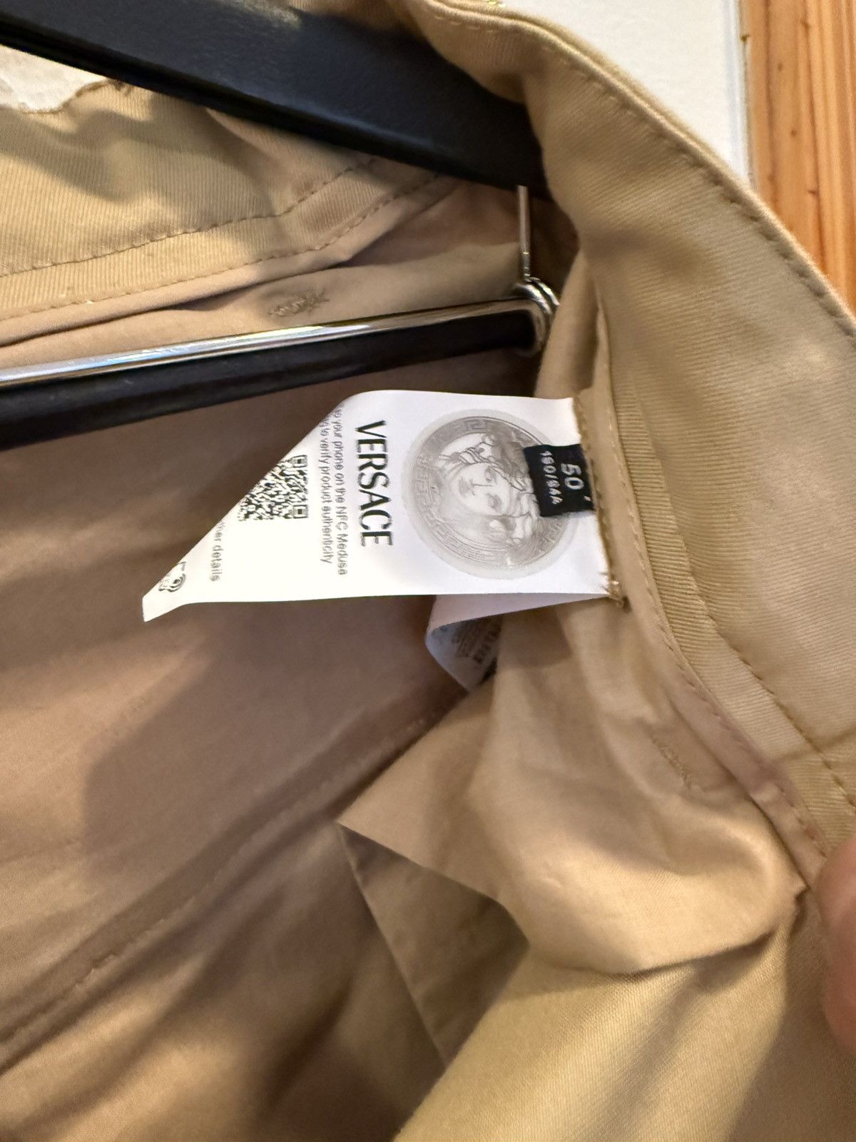 Versace Versace Khaki pants Size US 34 / EU 50 - 4 Thumbnail