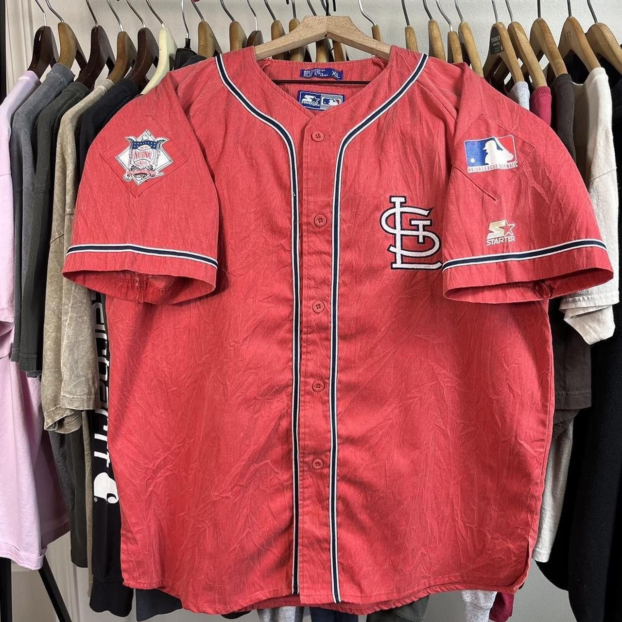 Vintage 1980s St Louis Cardinals MLB Starter Henley Sweater / All Over –  LOST BOYS VINTAGE