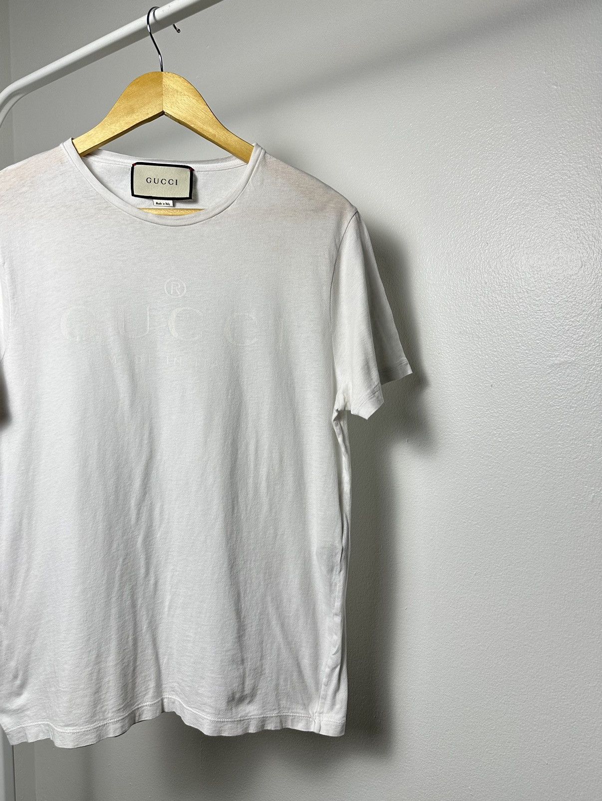 Gucci Gucci Thin Big Logo Tee Size US M / EU 48-50 / 2 - 2 Thumbnail