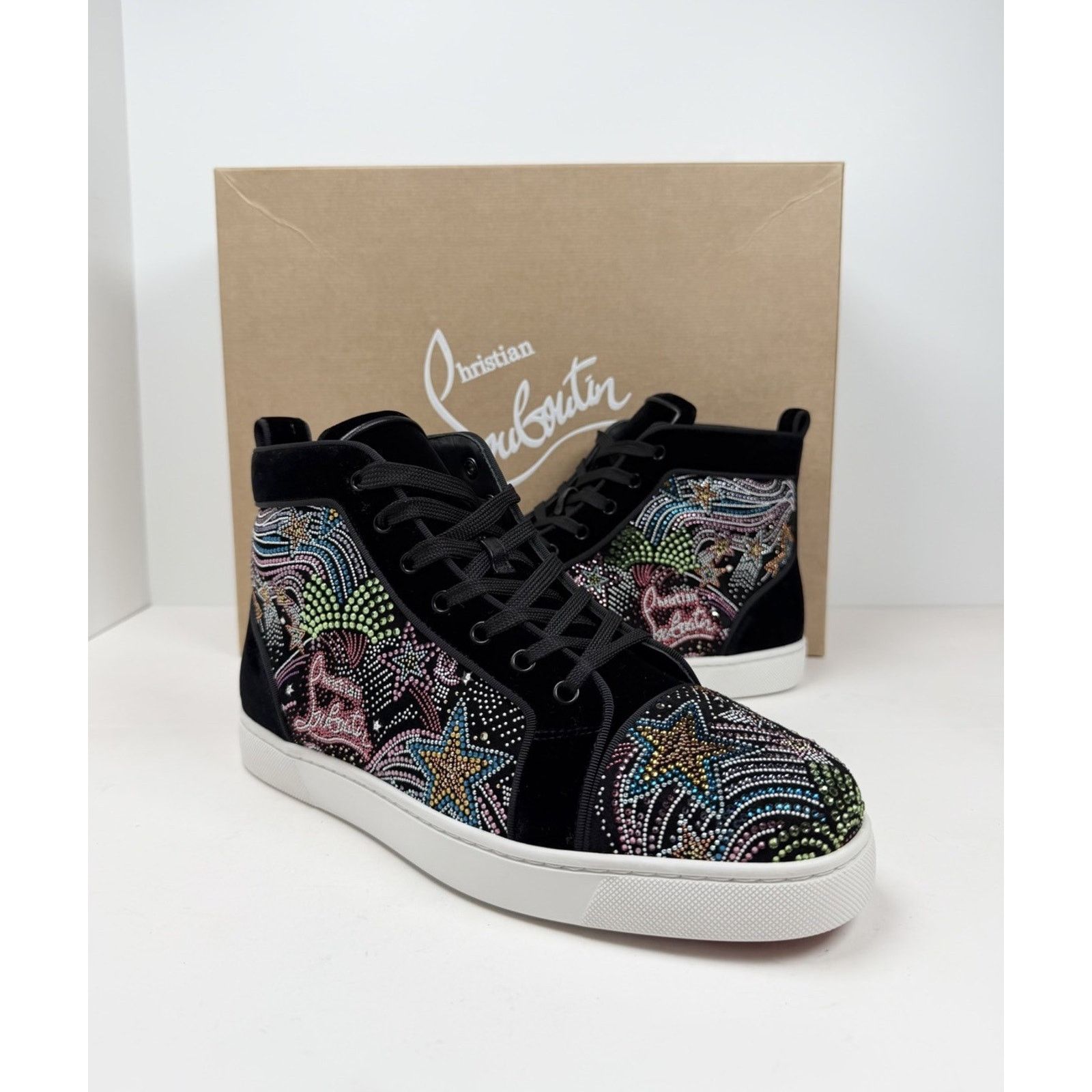 Christian Louboutin Size 8US - Christian Louboutin Crystal Strass NEW Size US 8 / EU 41 - 2 Thumbnail