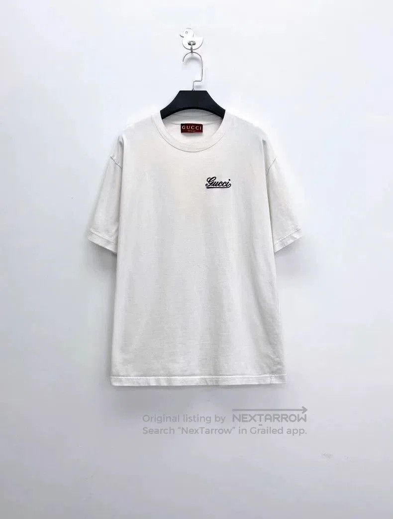Gucci Gucci FW24 Embroidered Logo Short Sleeve Tee. Size US L / EU 52-54 / 3 - 1 Thumbnail