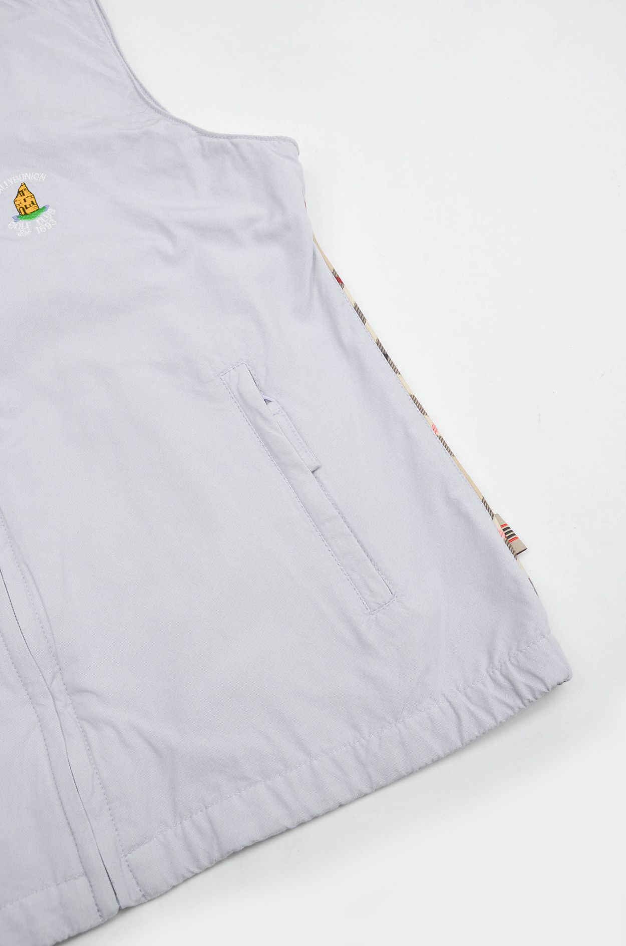 Burberry Burberry Golf Nova Check Vest Grey Embroidered - Size M Size M / US 6-8 / IT 42-44 - 3 Thumbnail